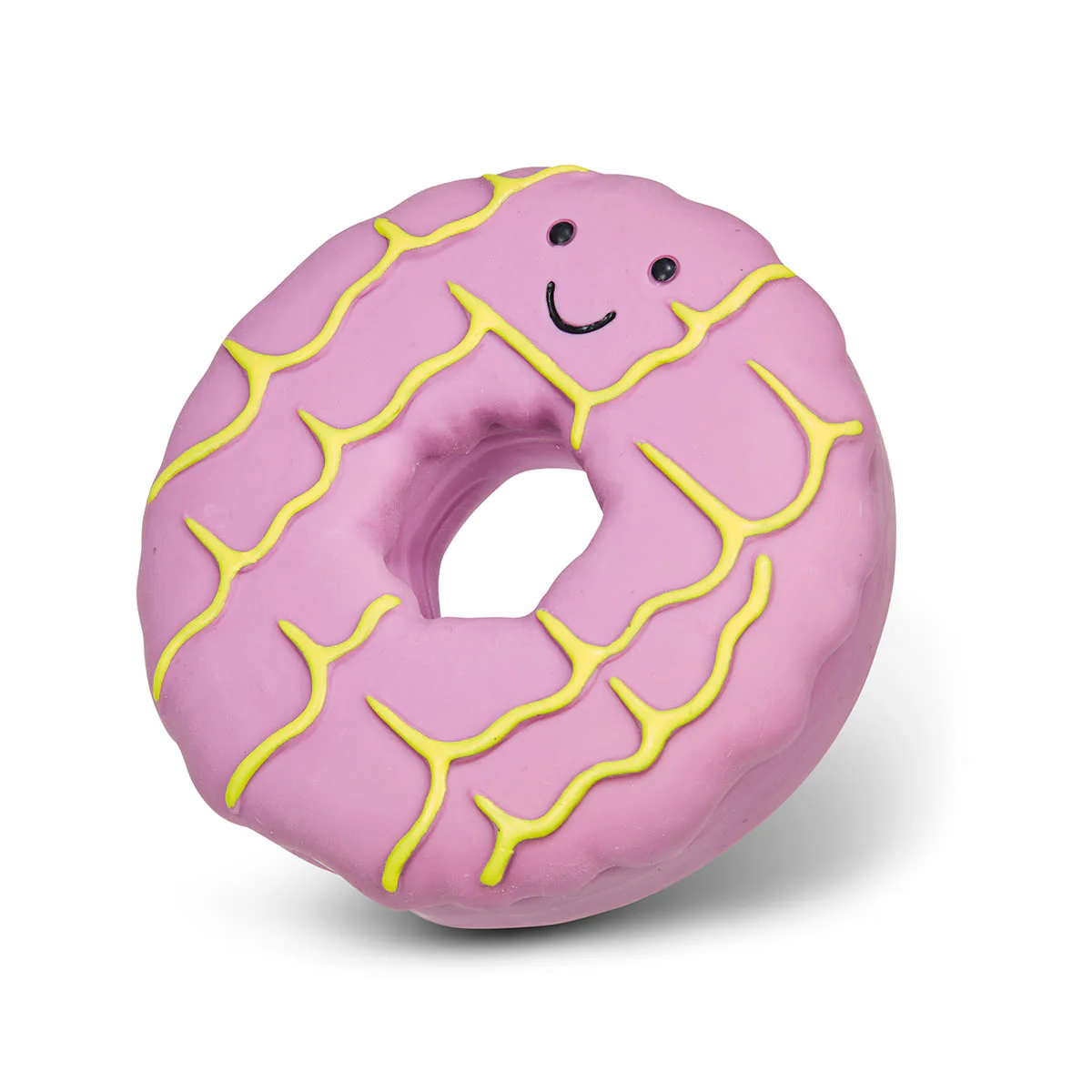 Petface Iced Ring Biscuit Latex Violet Dog Toy - Image 2