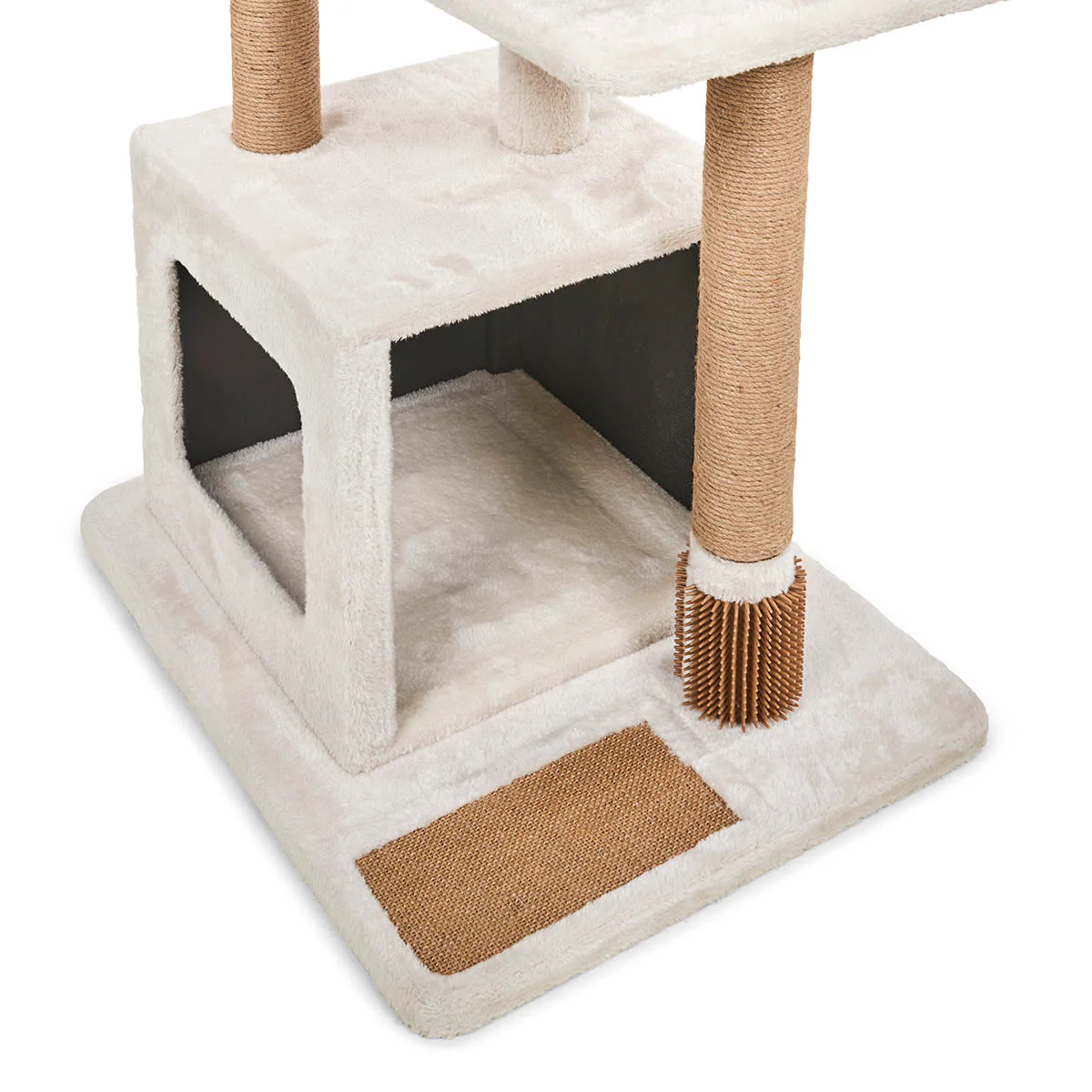 Petface Multi Level Cream Colour Cat Activity Tower - Image 7