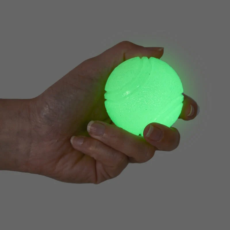 Petface Outdoor Paws Glow in the Dark TPR Ball Dog Toy - Image 3