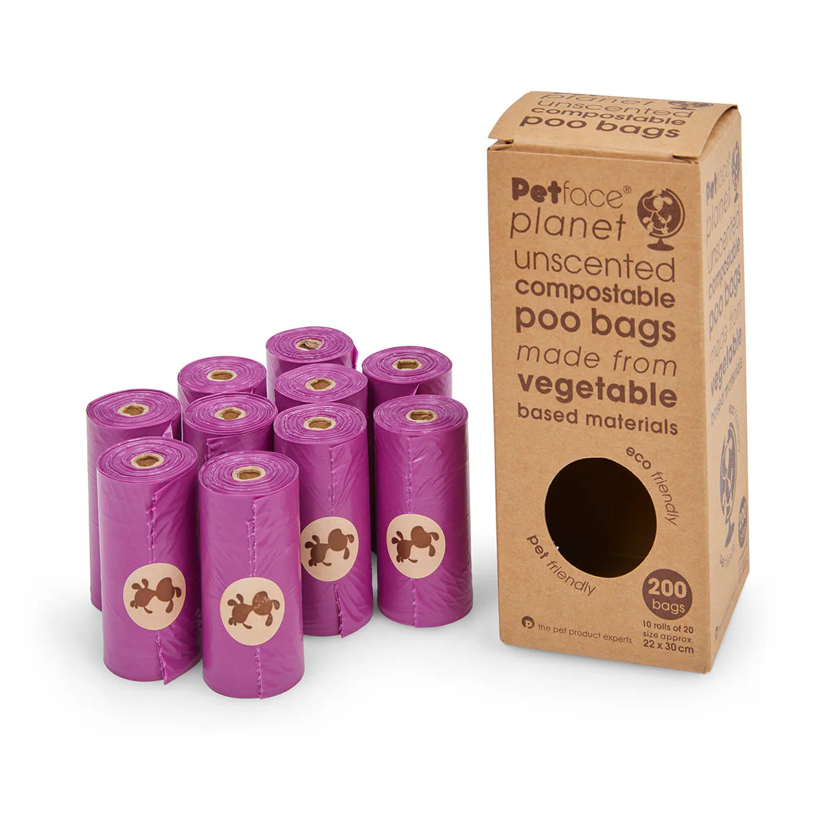 Petface Planet Unscented Compostable Dog Poop Bags - Image 3