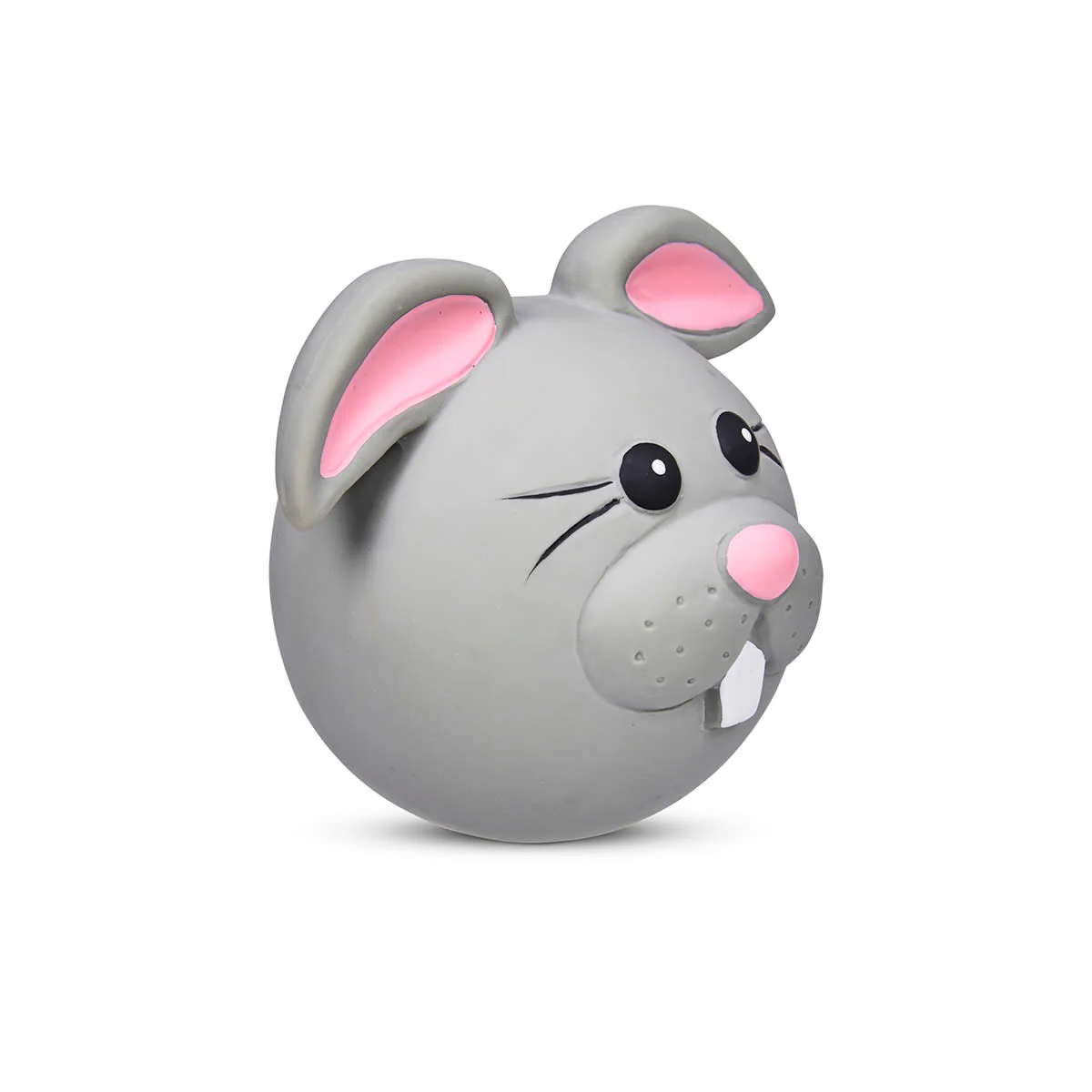 Petface Rico Rabbit Latex Grey Dog Toy - Image 3