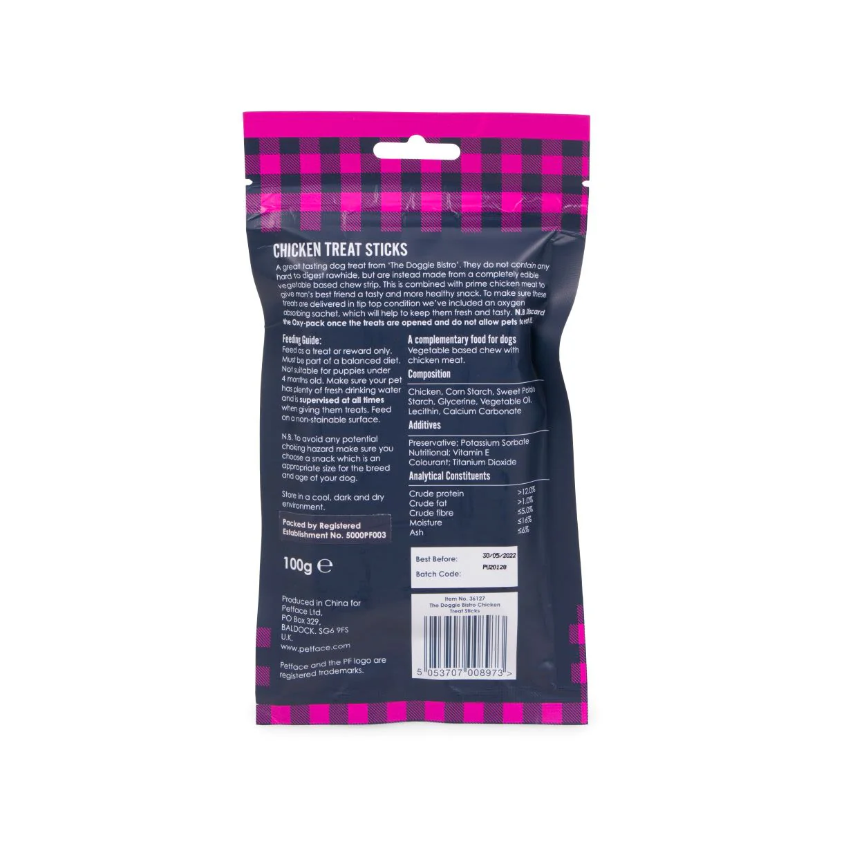 Petface The Doggie Bistro Chicken Dog Treat Sticks - Image 2