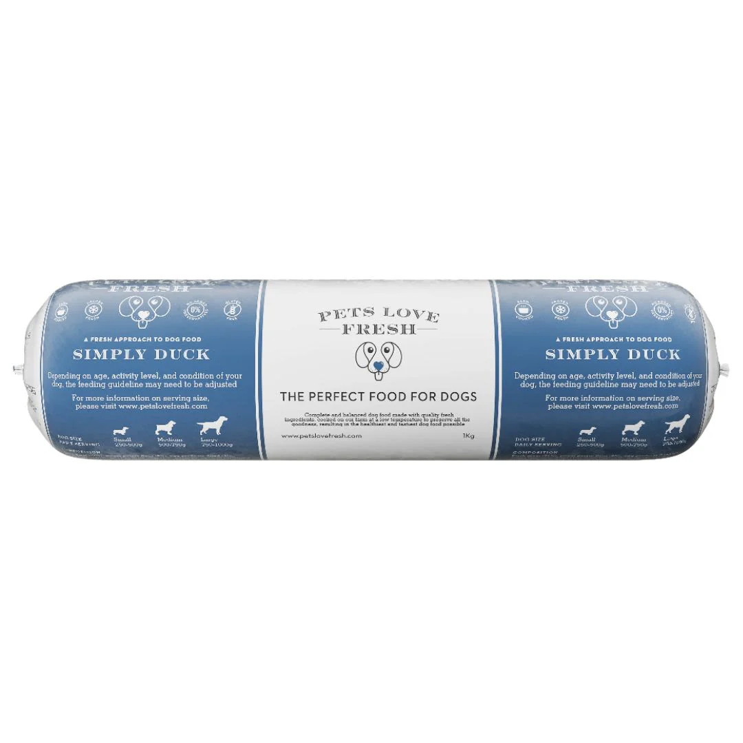 Pets Love Fresh Simply Duck Adult Dog Food - Image 3