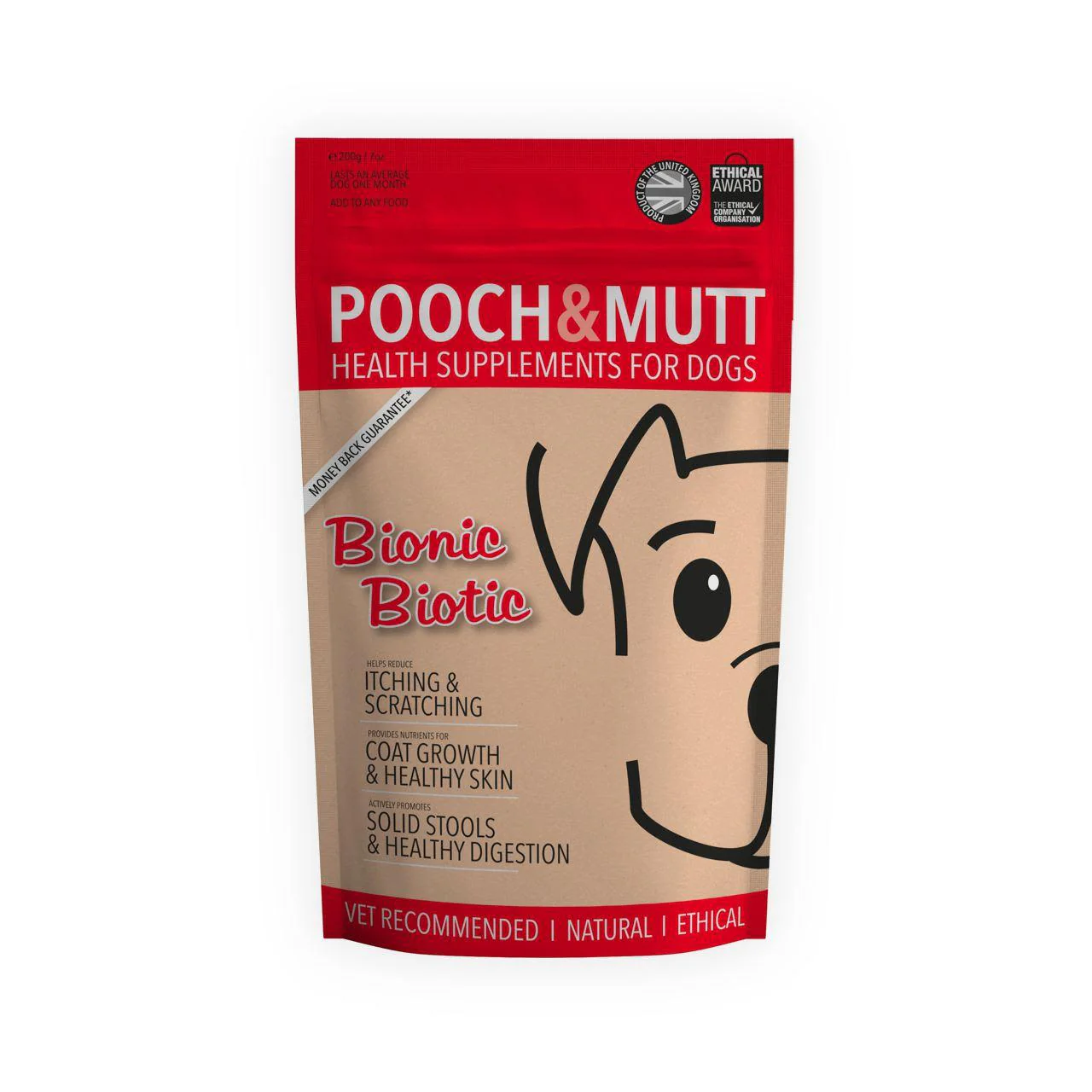 Pooch & Mutt Bionic Biotic, Skin & Coat Supplement for Dog - Image 2
