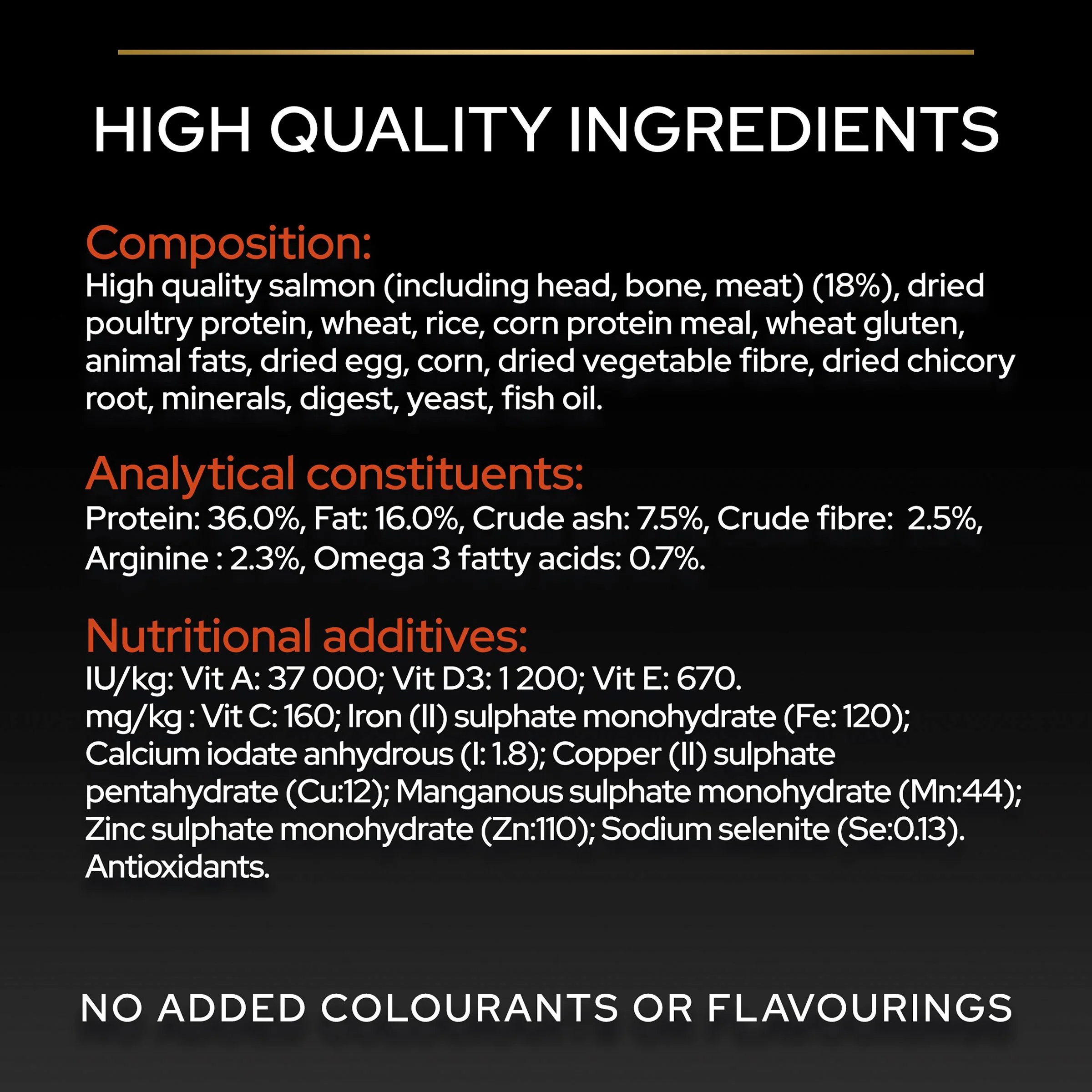 Pro Plan 1+ Vital Functions Rich in Salmon Adult Dry Cat Food - Image 3