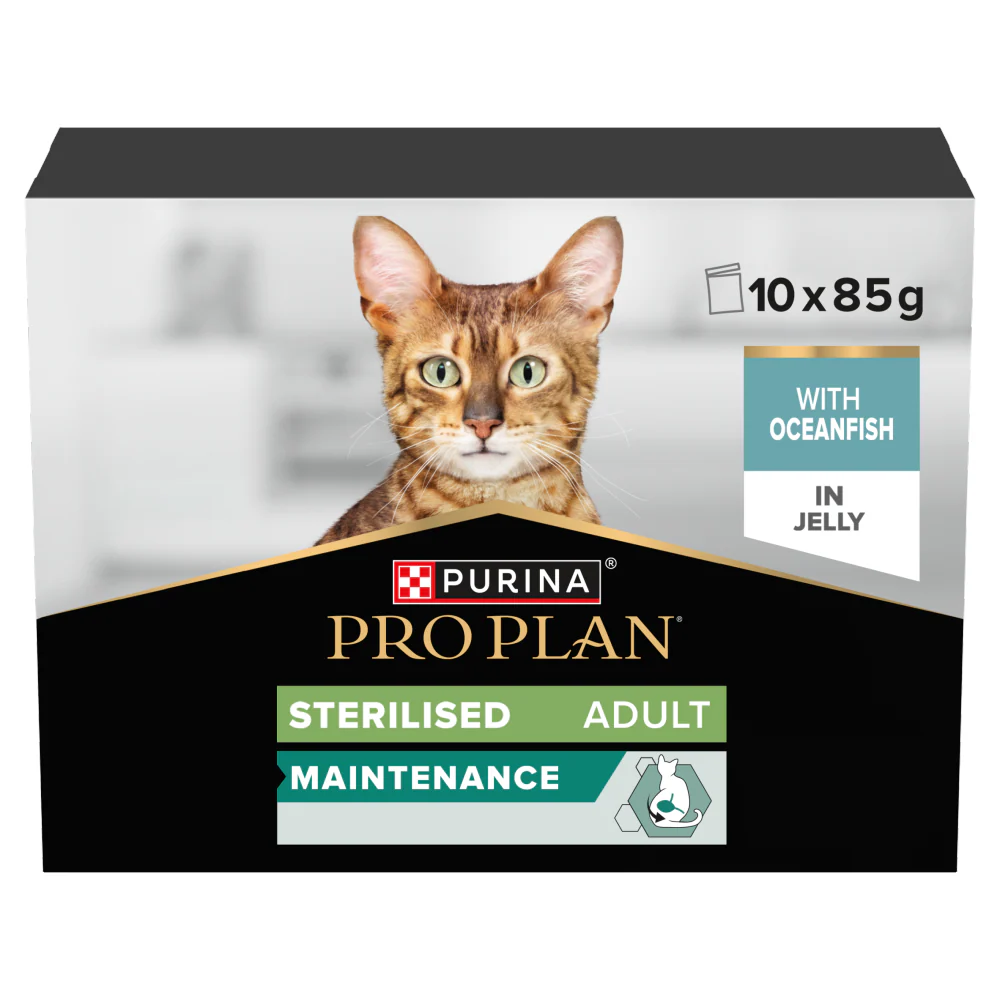 Pro Plan Sterilised Oceanfish in Jelly Adult Wet Cat Food - Image 13