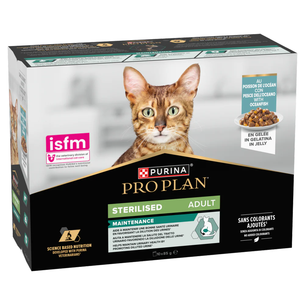Pro Plan Sterilised Oceanfish in Jelly Adult Wet Cat Food - Image 2