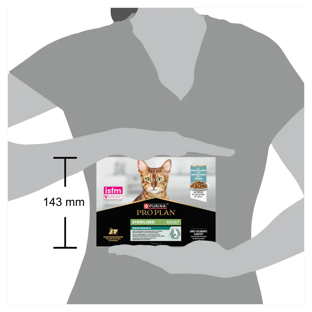 Pro Plan Sterilised Oceanfish in Jelly Adult Wet Cat Food - Image 3