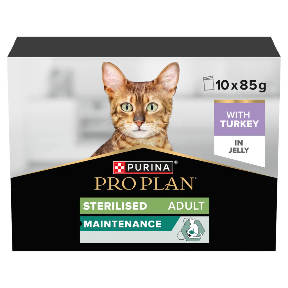 Pro Plan Sterilised Turkey in Jelly Adult Wet Cat Food - Image 13