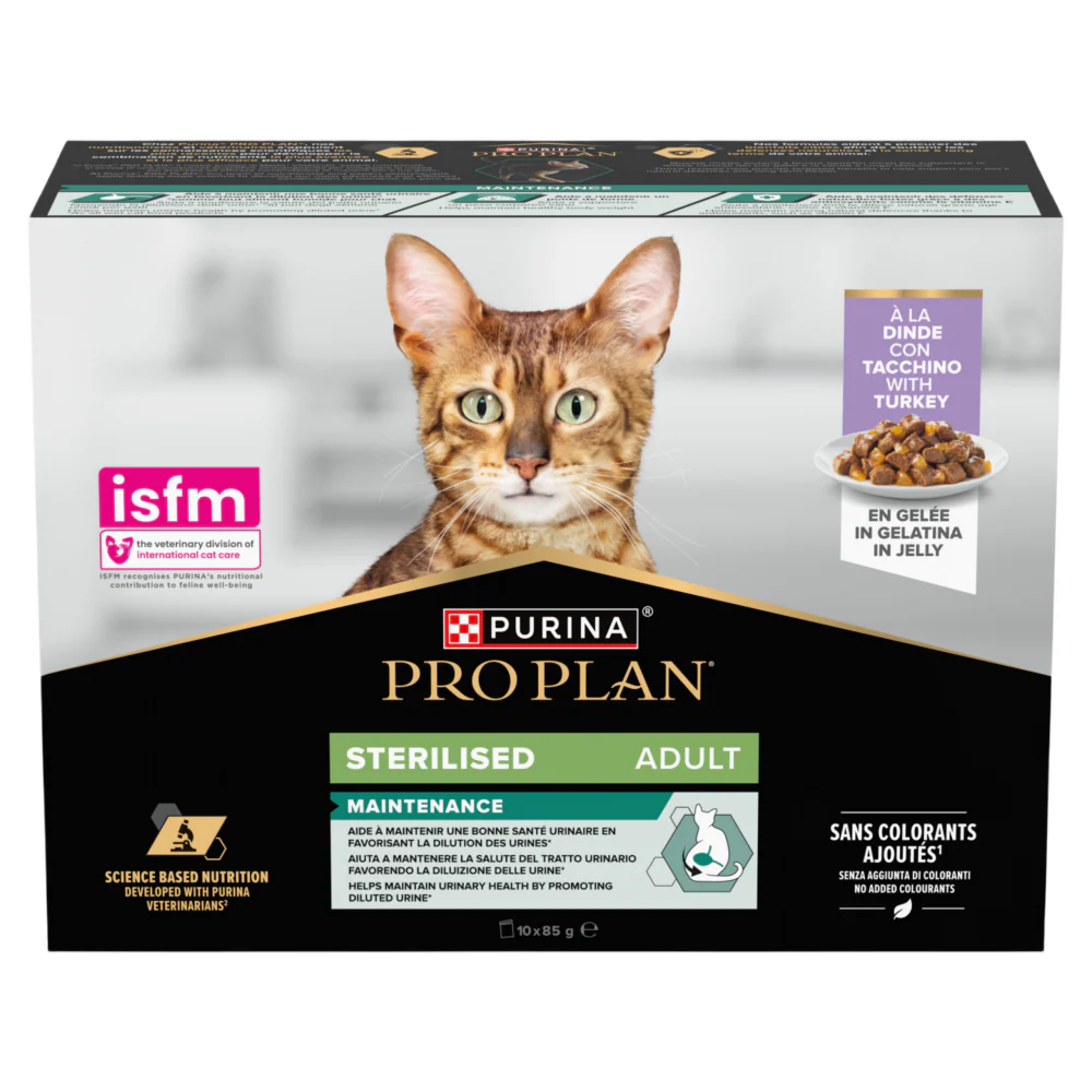 Pro Plan Sterilised Turkey in Jelly Adult Wet Cat Food - Image 16