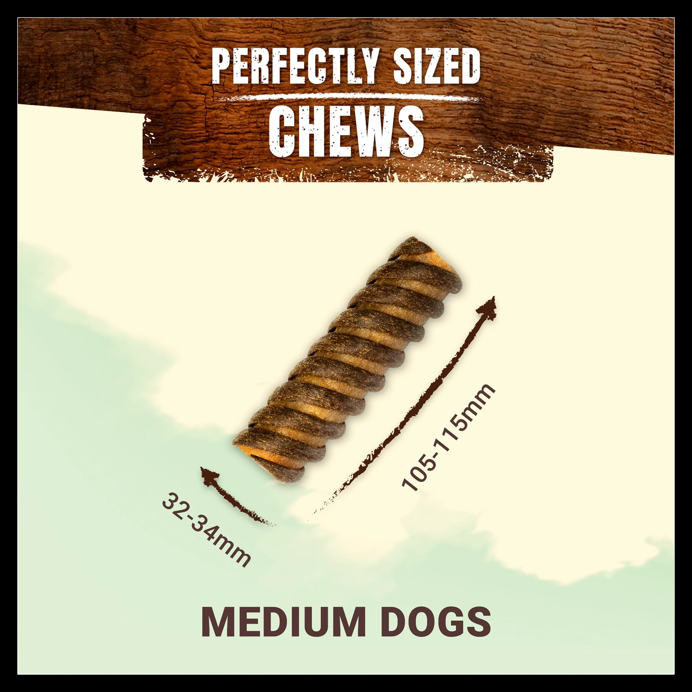 Purina Adventuros Medium Adult Wild Chew Dog Treats - Venison - Image 3