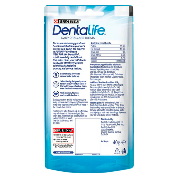 Purina Dentalife Cat Dental Treat Salmon - Image 3