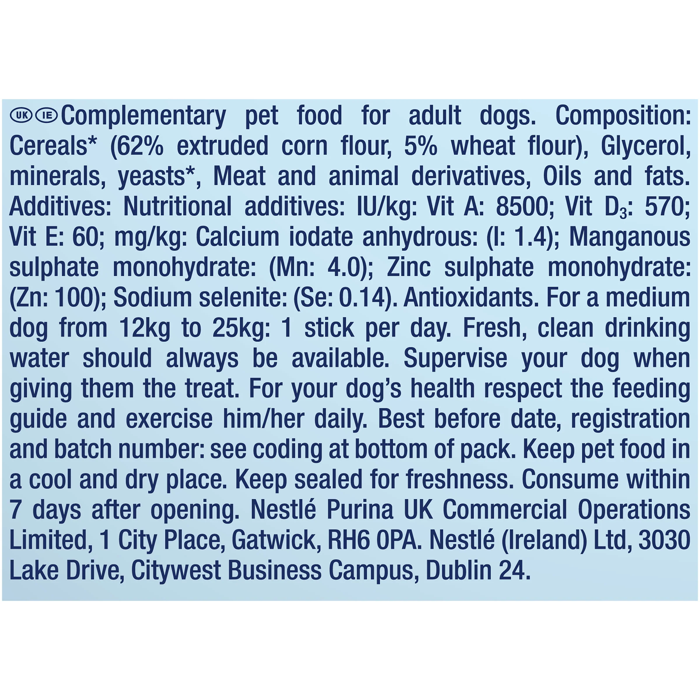 Purina Dentalife Medium Dental Chew Dog Treats 42 Sticks - Image 5