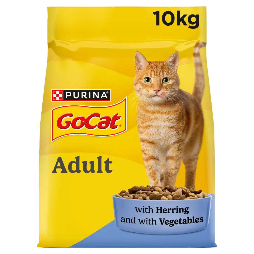 Purina GO-CAT Adult Dry Cat Food - Herring and Tuna - Image 2