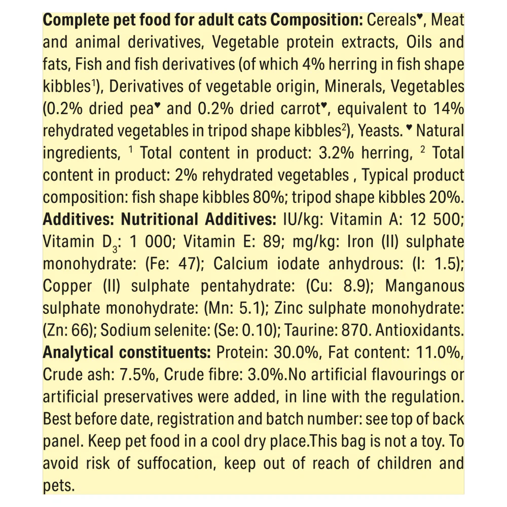 Purina GO-CAT Adult Dry Cat Food - Herring and Tuna - Image 5