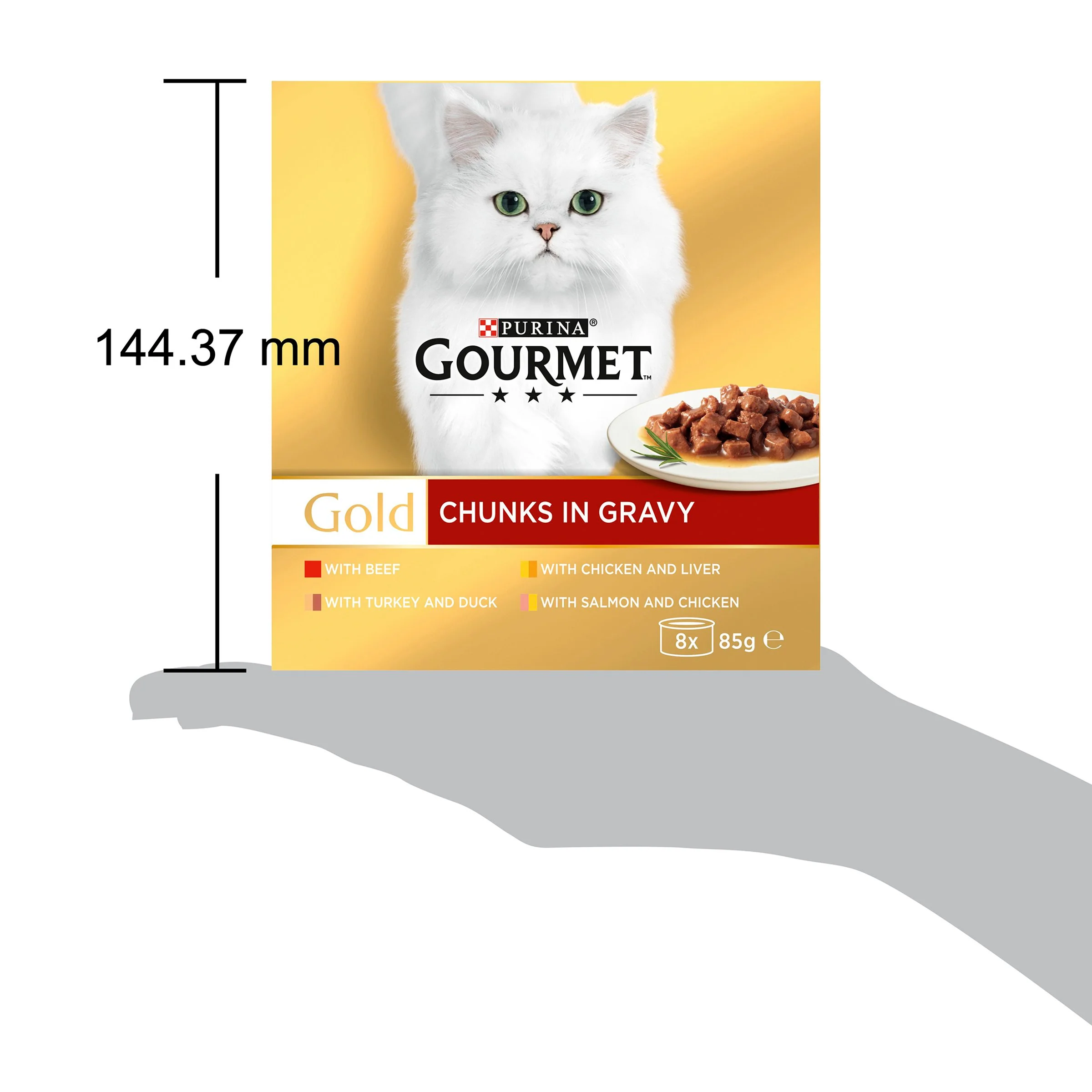 Gourmet Gold Chunks in Gravy Collection Wet Cat Food - Image 7