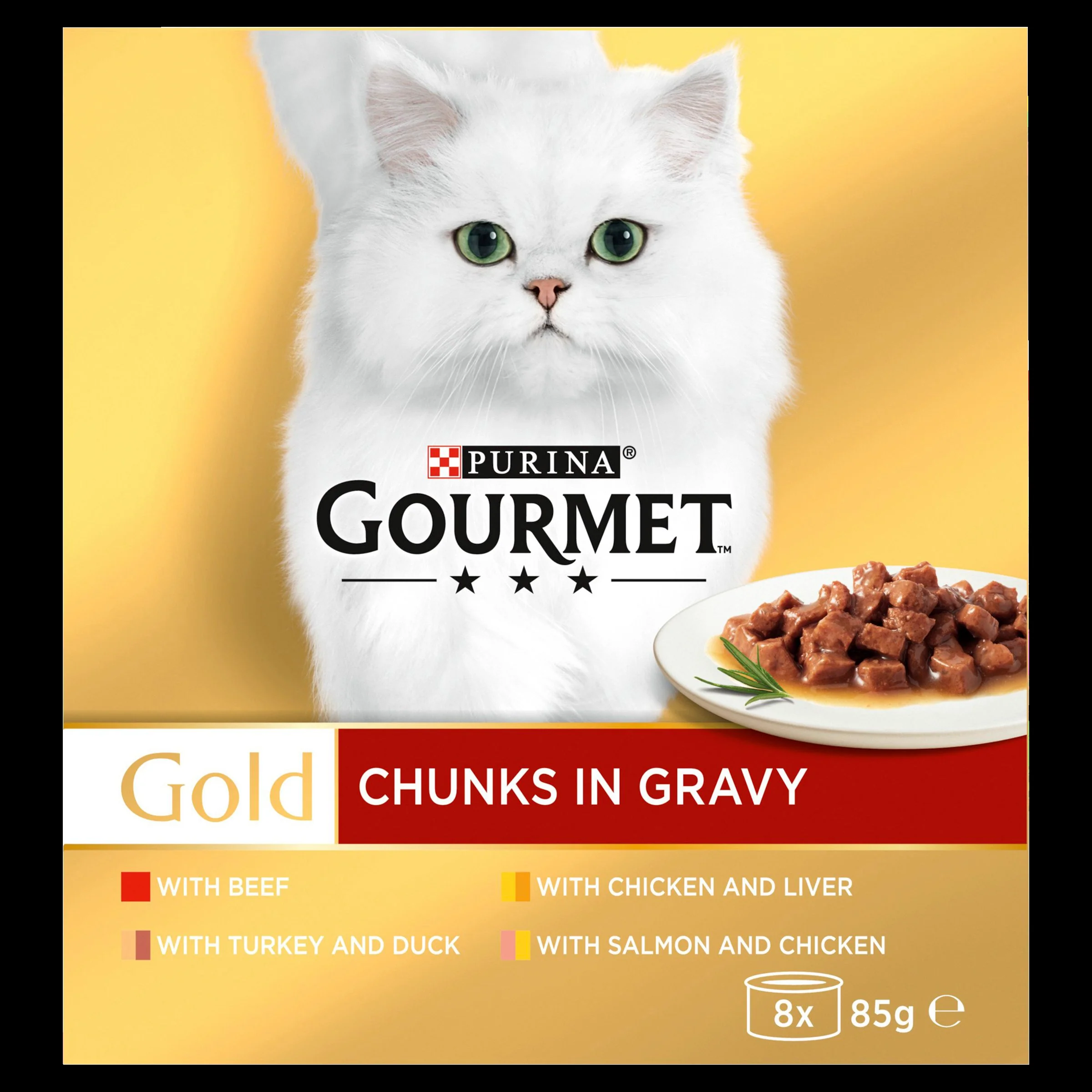 Gourmet Gold Chunks in Gravy Collection Wet Cat Food - Image 8