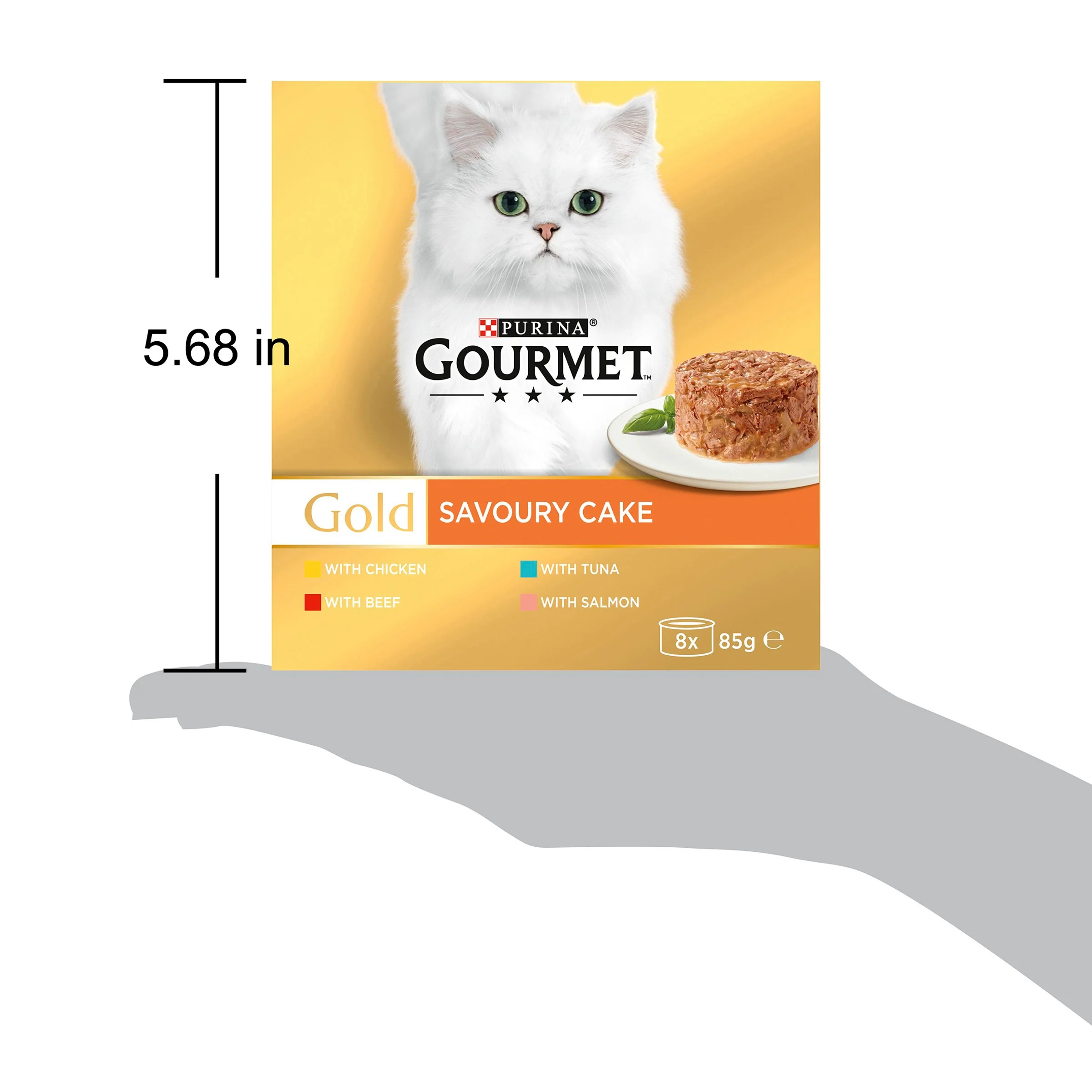 Gourmet Gold Savoury Cake Meat and Fish Variety Wet Cat Food - Image 7