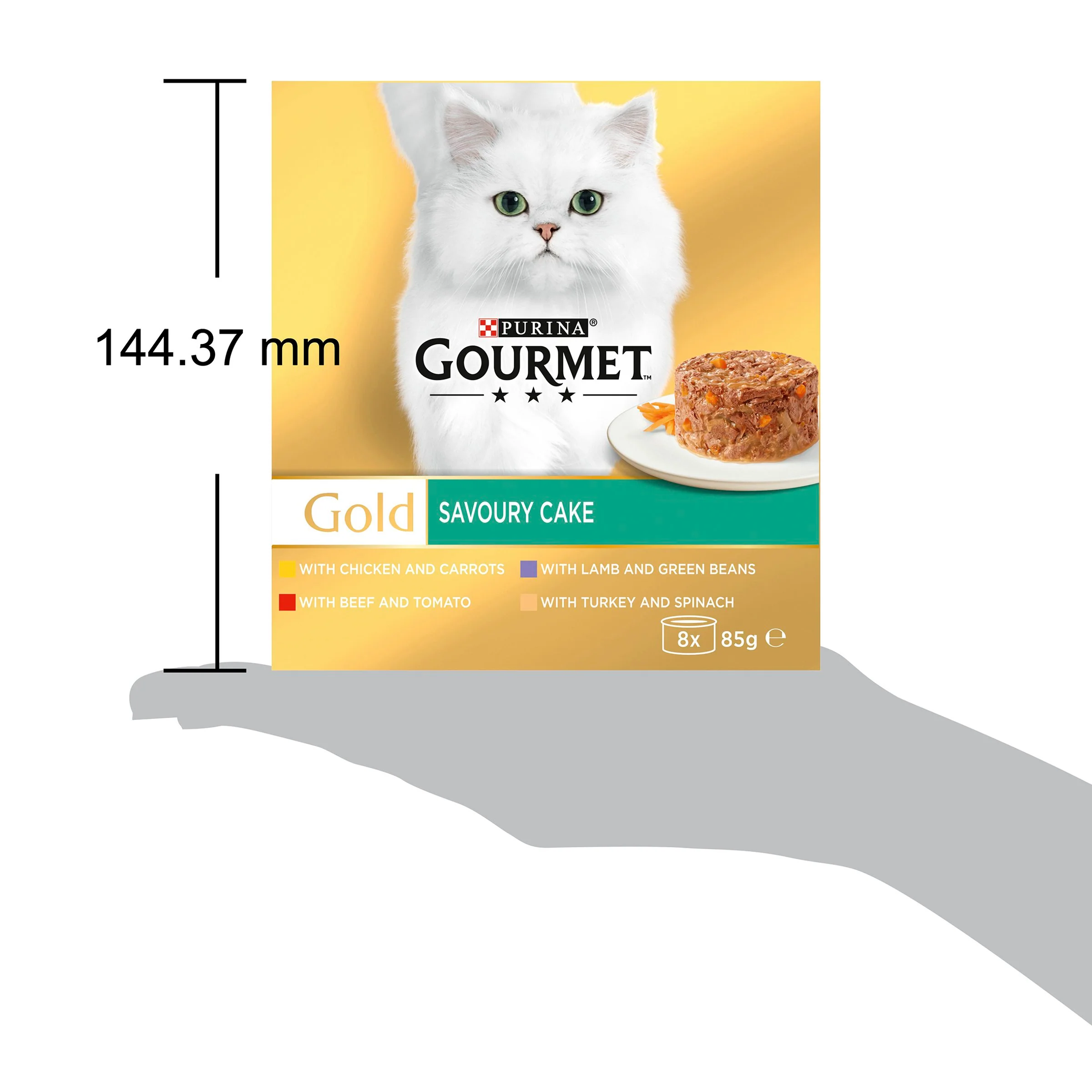 Gourmet Gold Savoury Cake Meat and Veg Variety Wet Cat Food - Image 8
