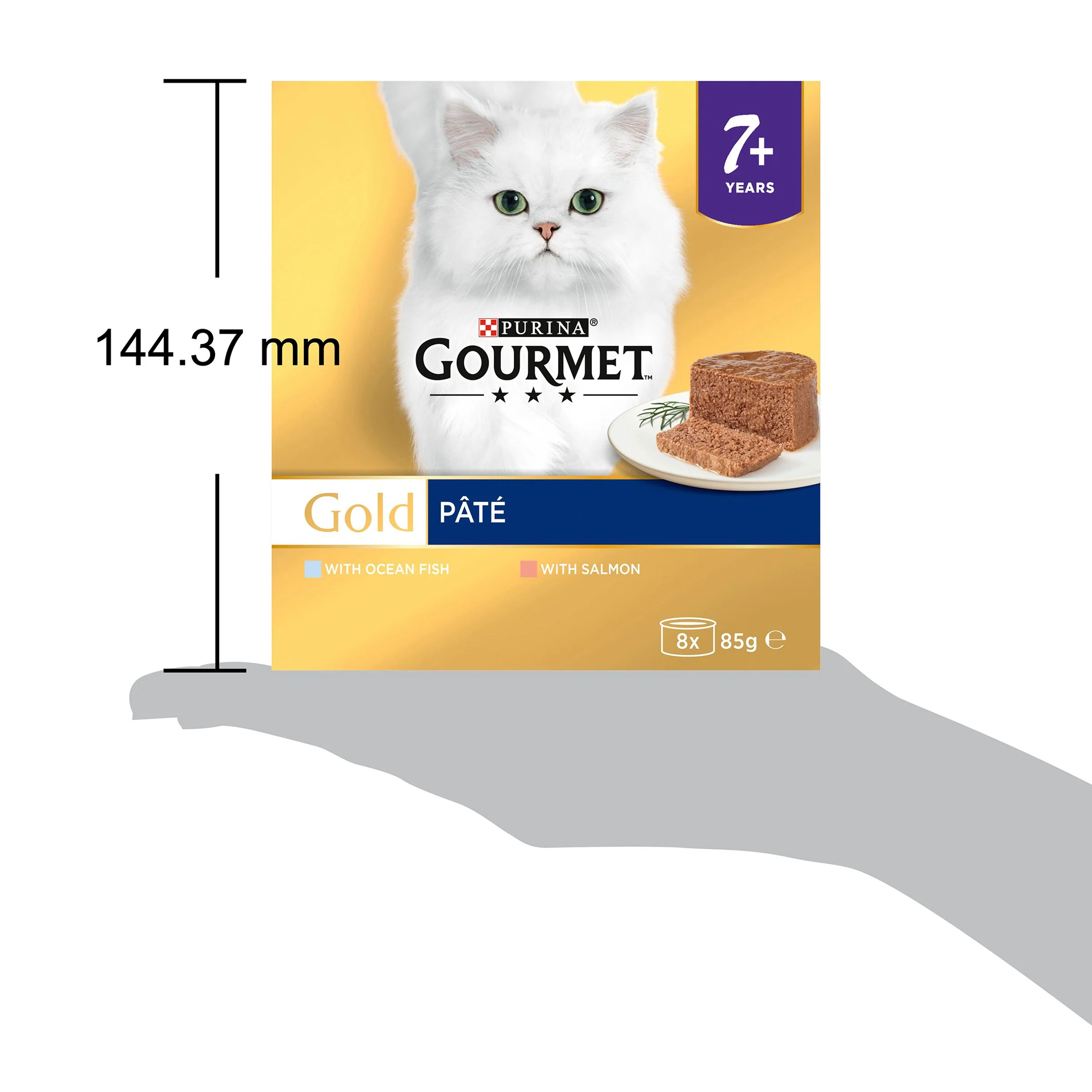 Purina Gourmet Gold Senior Pate Fish Wet Cat Food - Image 10