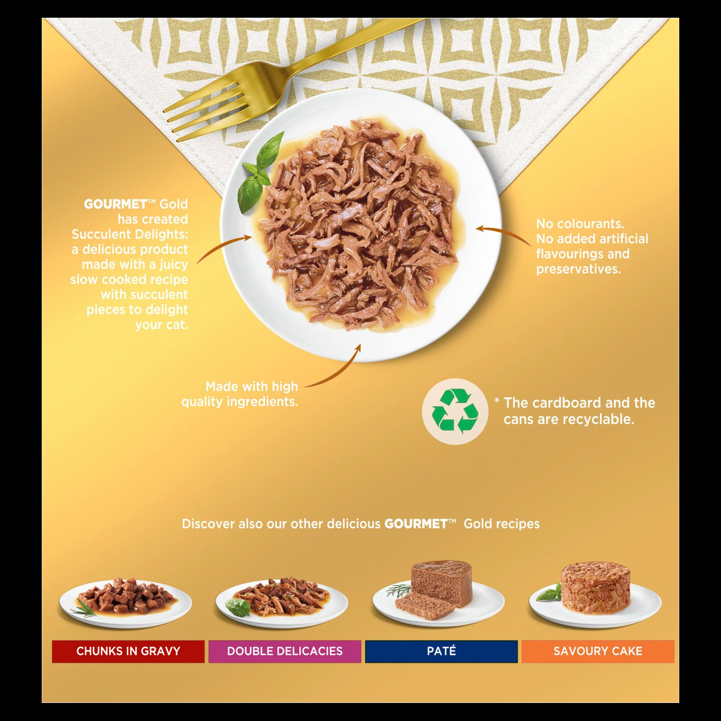 Gourmet Gold Succulent Delights Wet Cat Food - Image 9