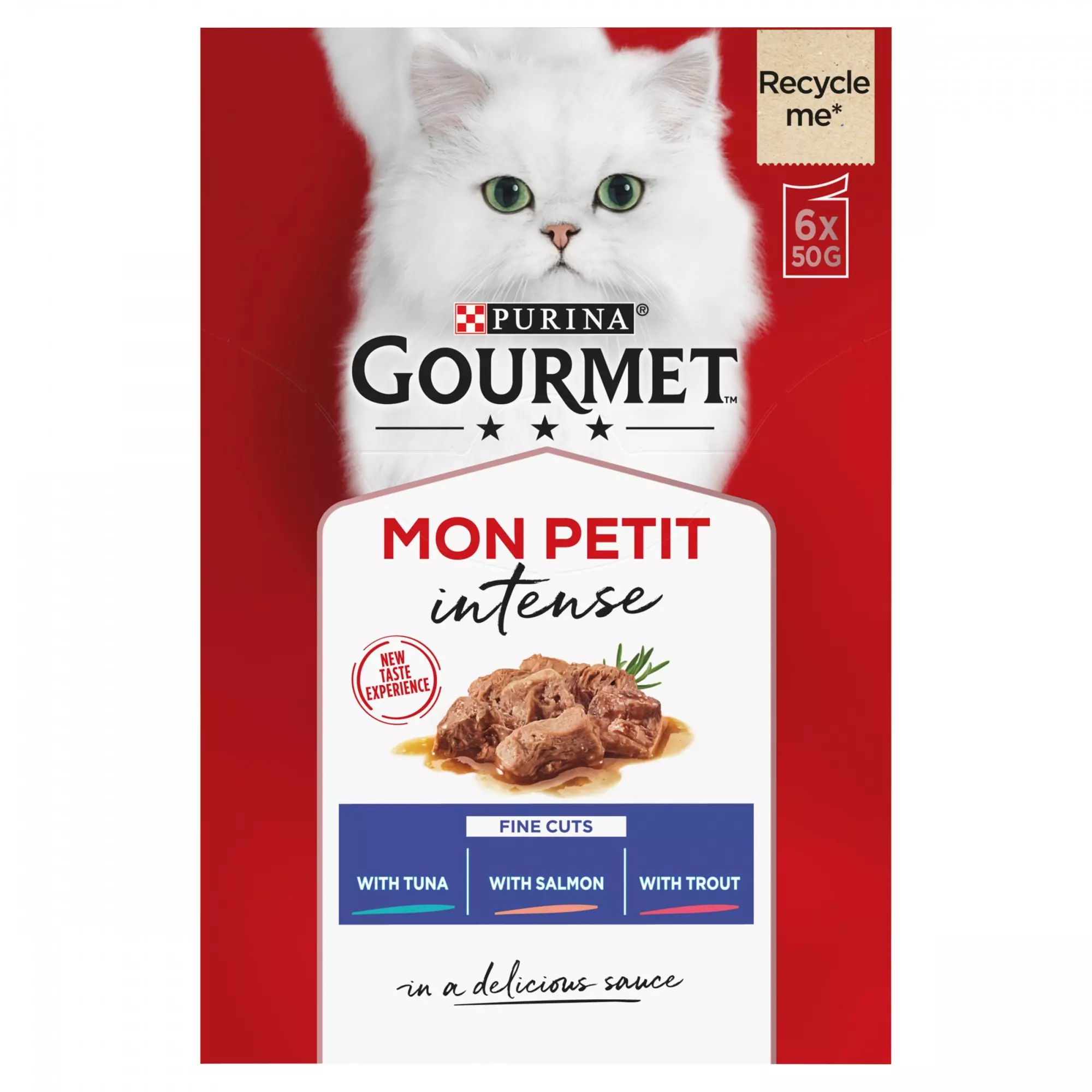 Purina GOURMET Mon Petit Fish Variety Cod, Sardine, Salmon Wet Cat Food