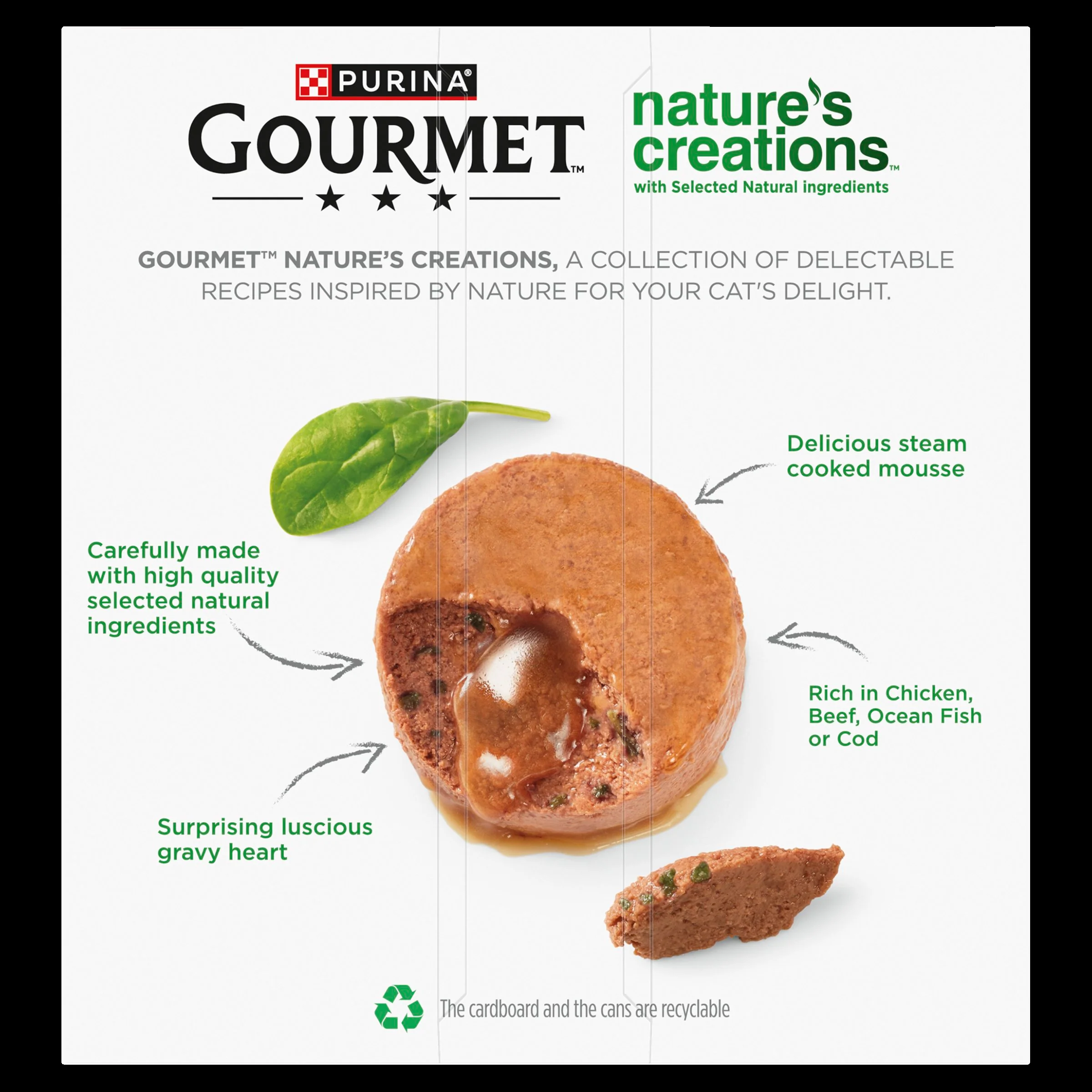 Gourmet Nature's Creations Gravy Heart Chicken Ocean Fish Wet Cat Food - Image 8