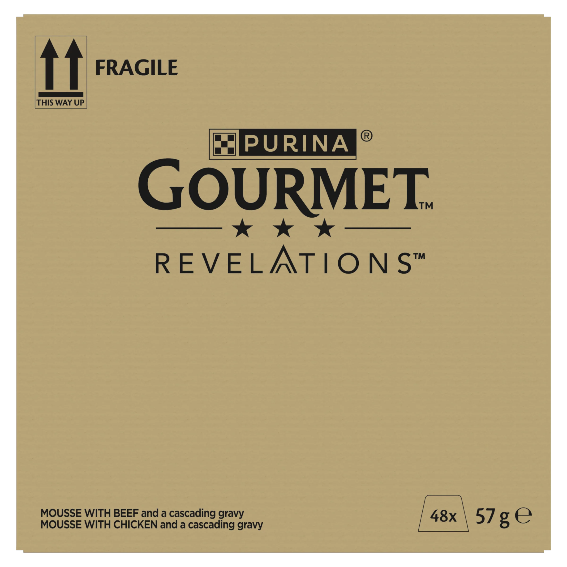 Purina Gourmet Revelations Mousse with Chicken and with Beef with Cascading Gravy Adult Wet Cat Food - Image 12