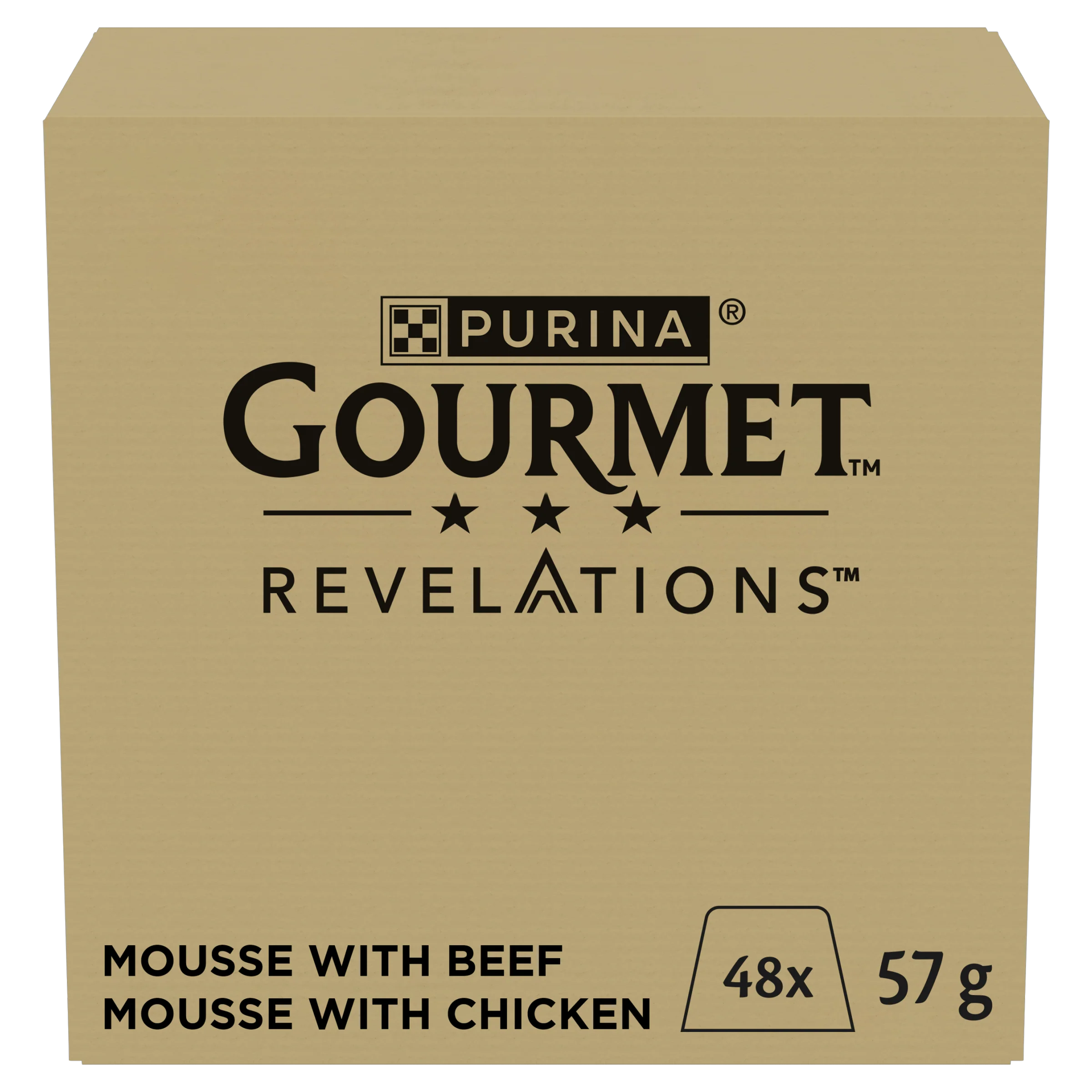 Purina Gourmet Revelations Mousse with Chicken and with Beef with Cascading Gravy Adult Wet Cat Food - Image 9