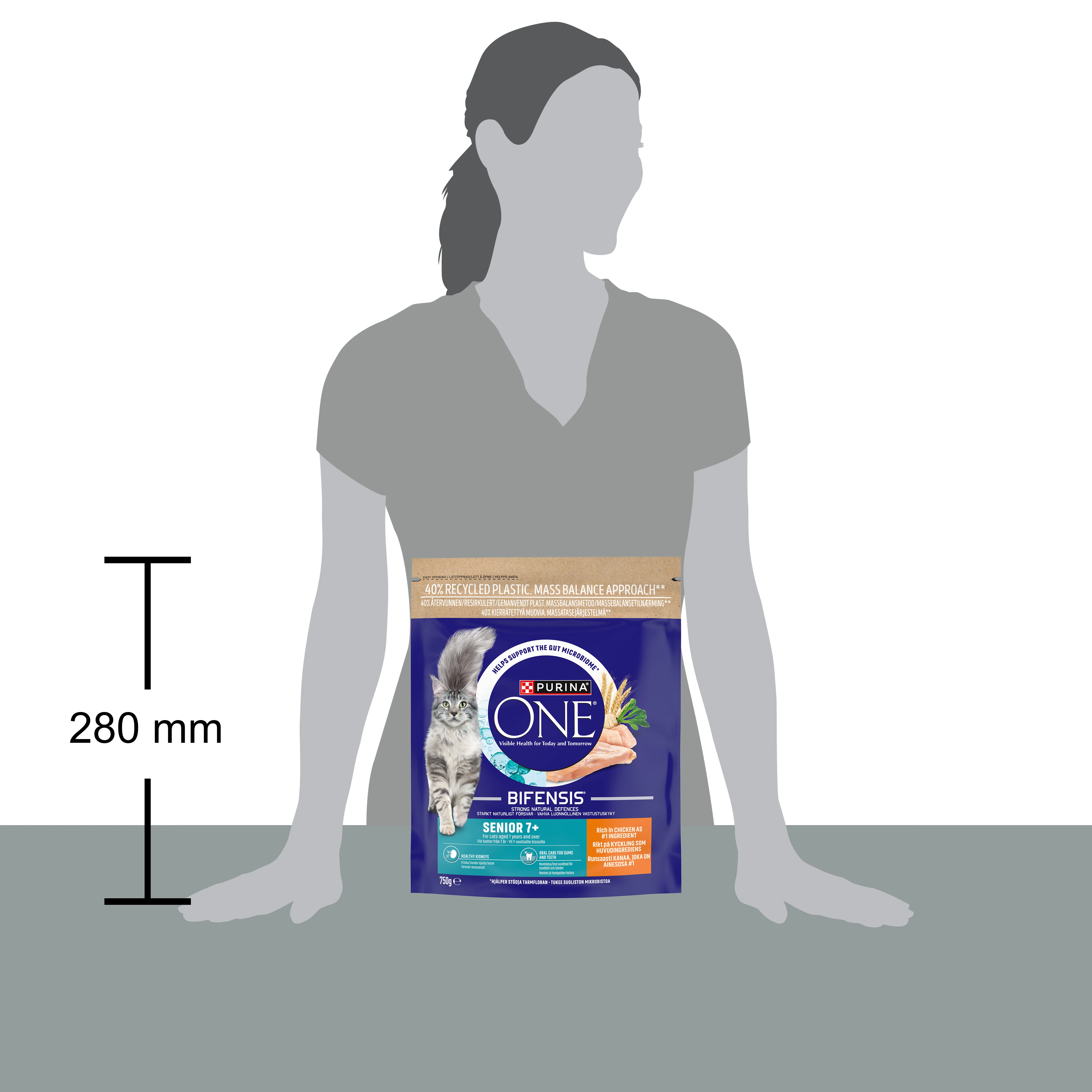 Purina One 7+ Dry Cat Food Rich in Chicken - Image 7