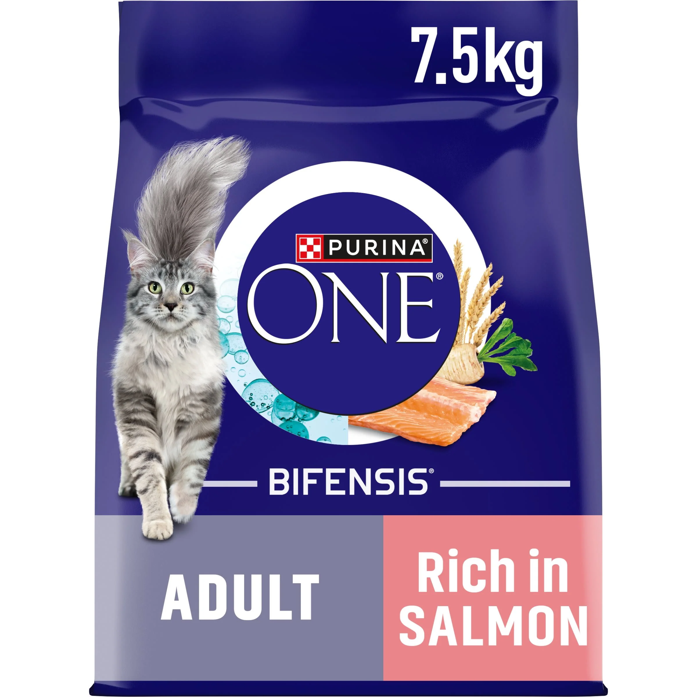 Purina One Bifensis Salmon Dry Cat Food - Image 2