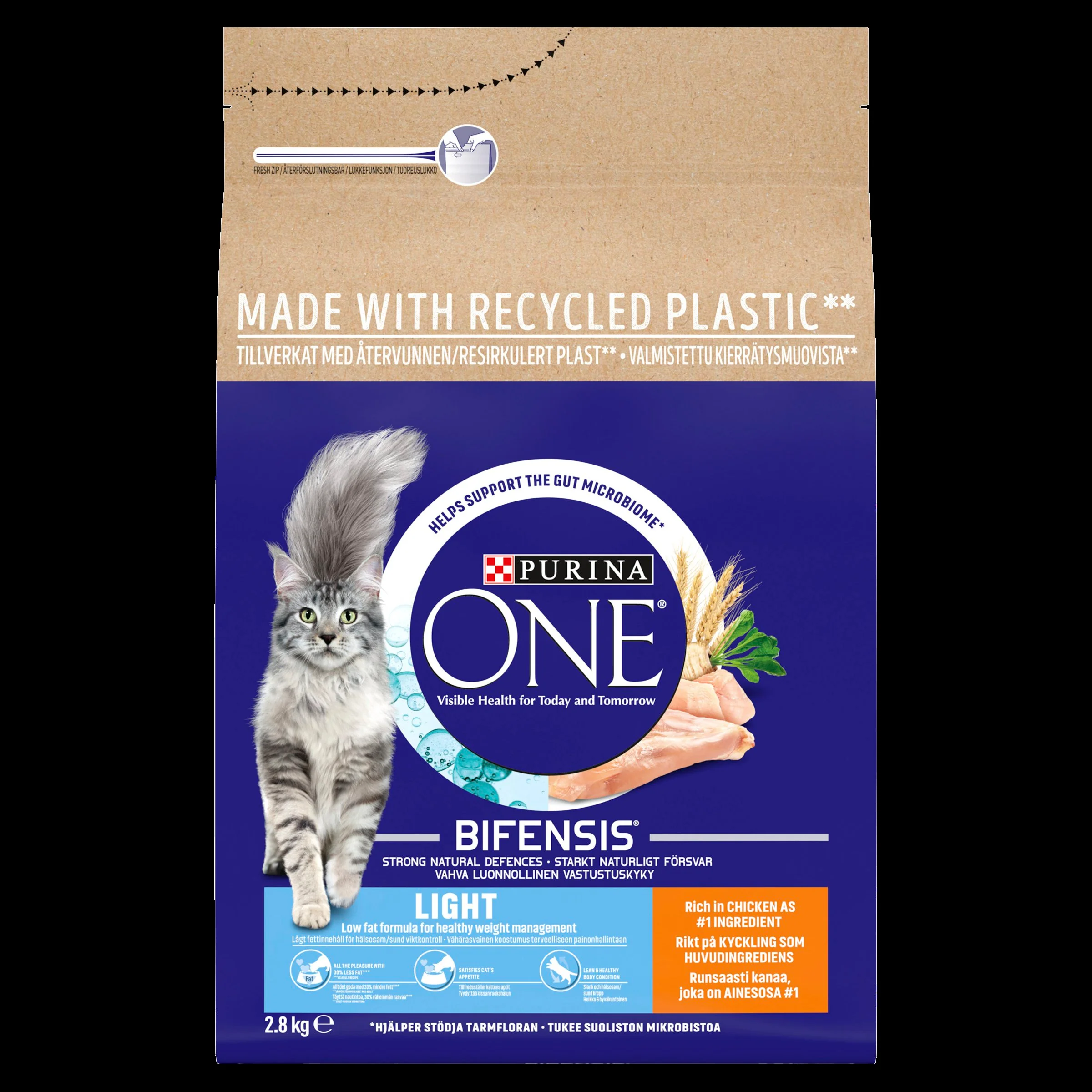 Purina One Light Chicken Dry Cat Food - Image 3