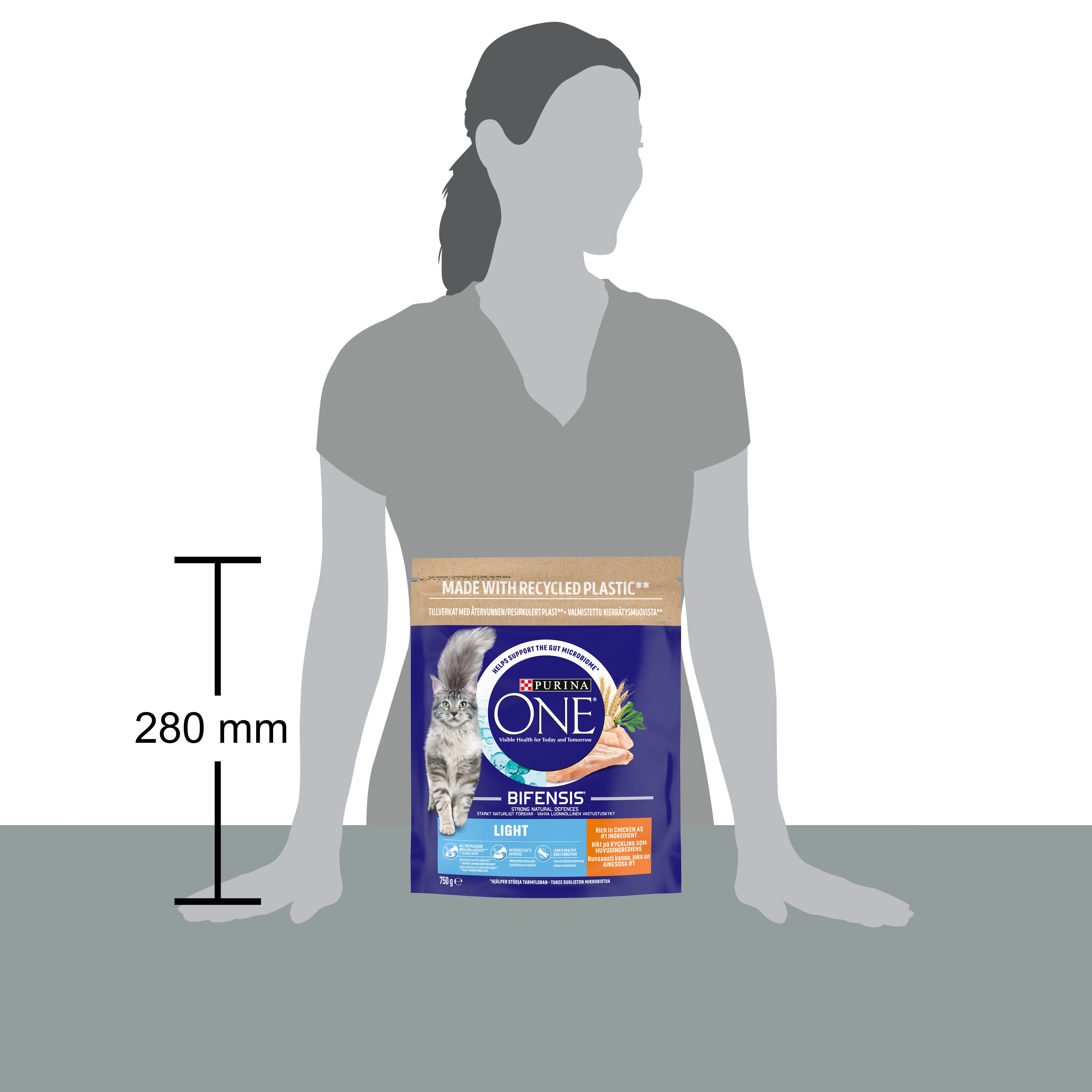 Purina One Light Dry Cat Food Rich in Chicken - Image 5