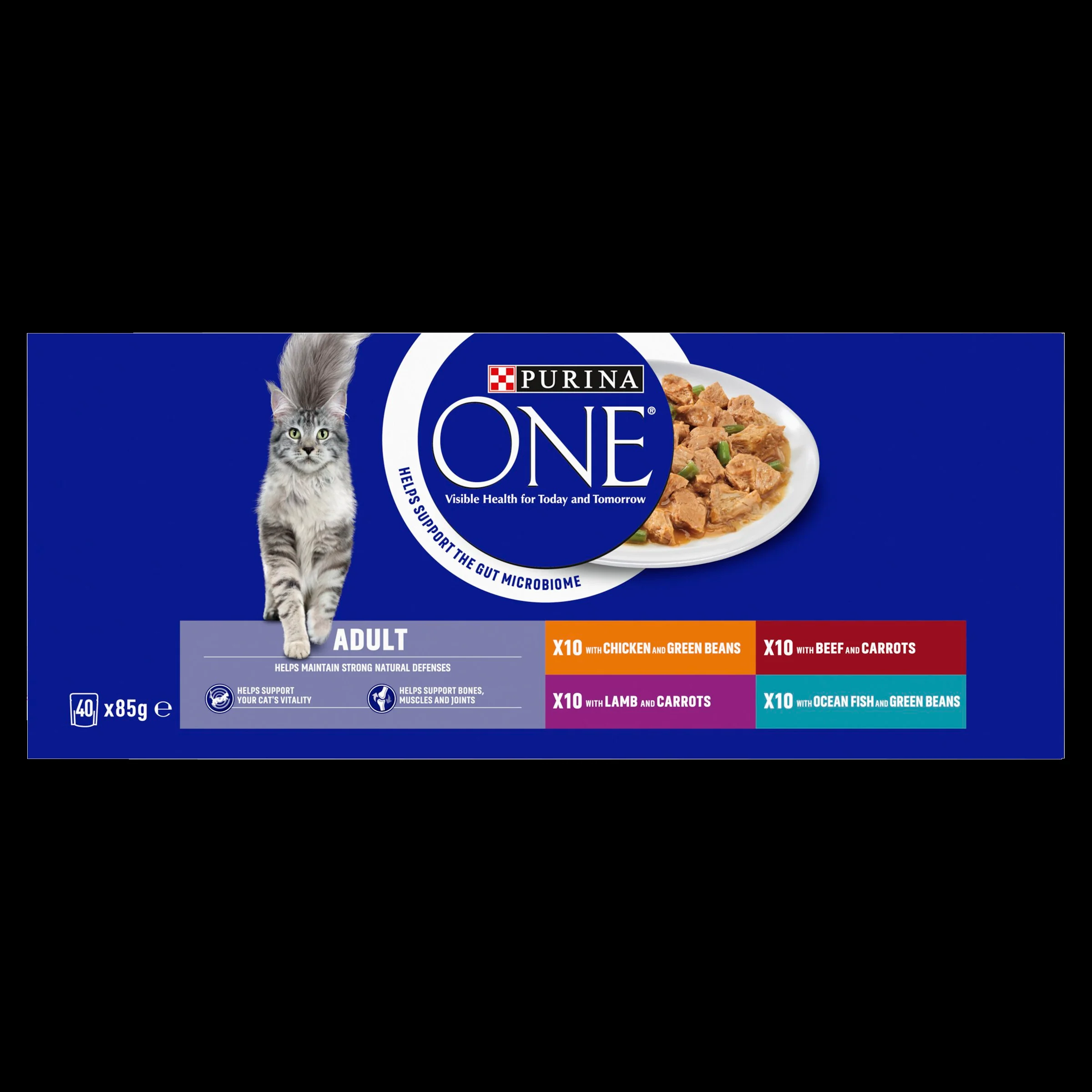 Purina One Mini Fillets Mixed Selection in Gravy Wet Cat Food - Image 6