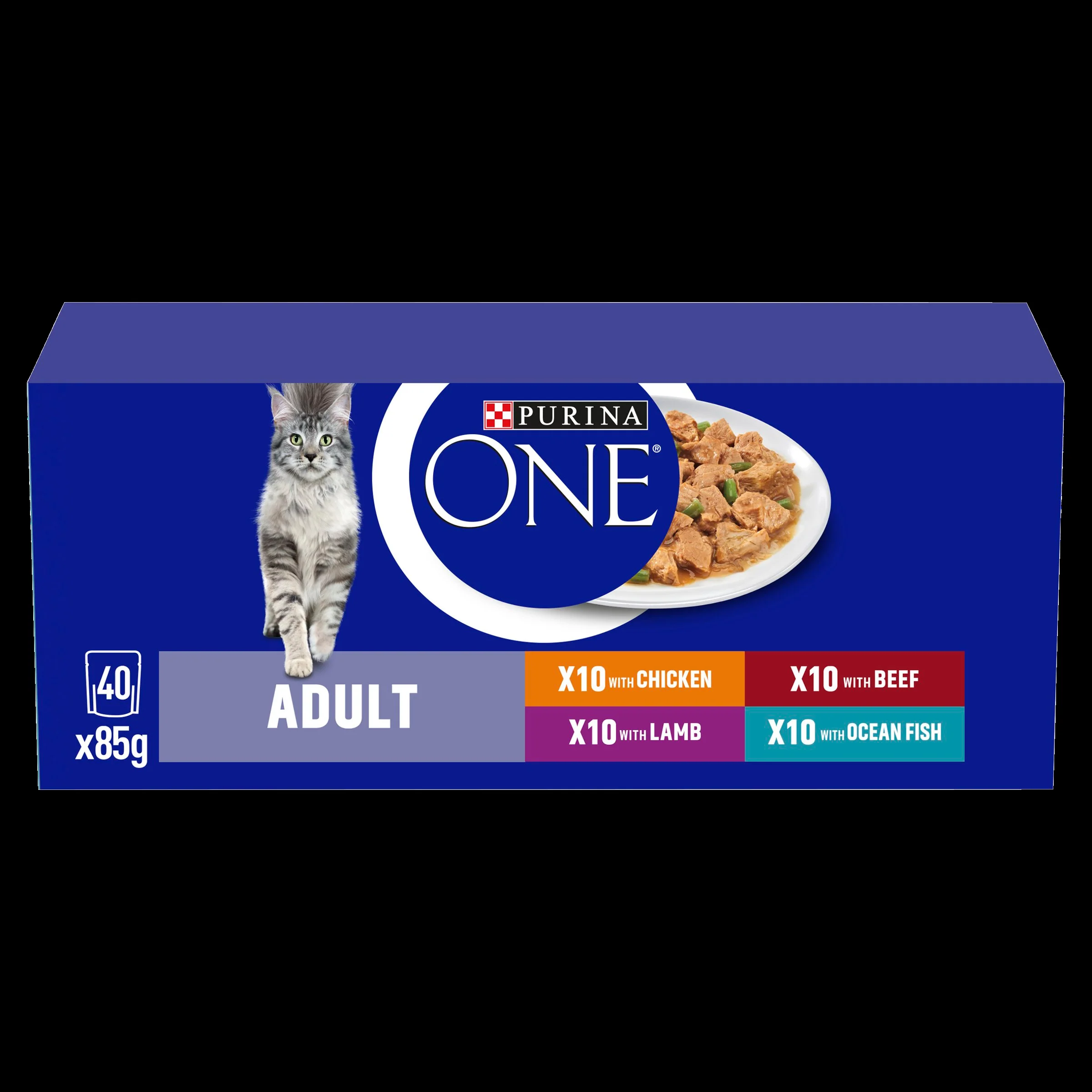Purina One Mini Fillets Mixed Selection in Gravy Wet Cat Food - Image 7