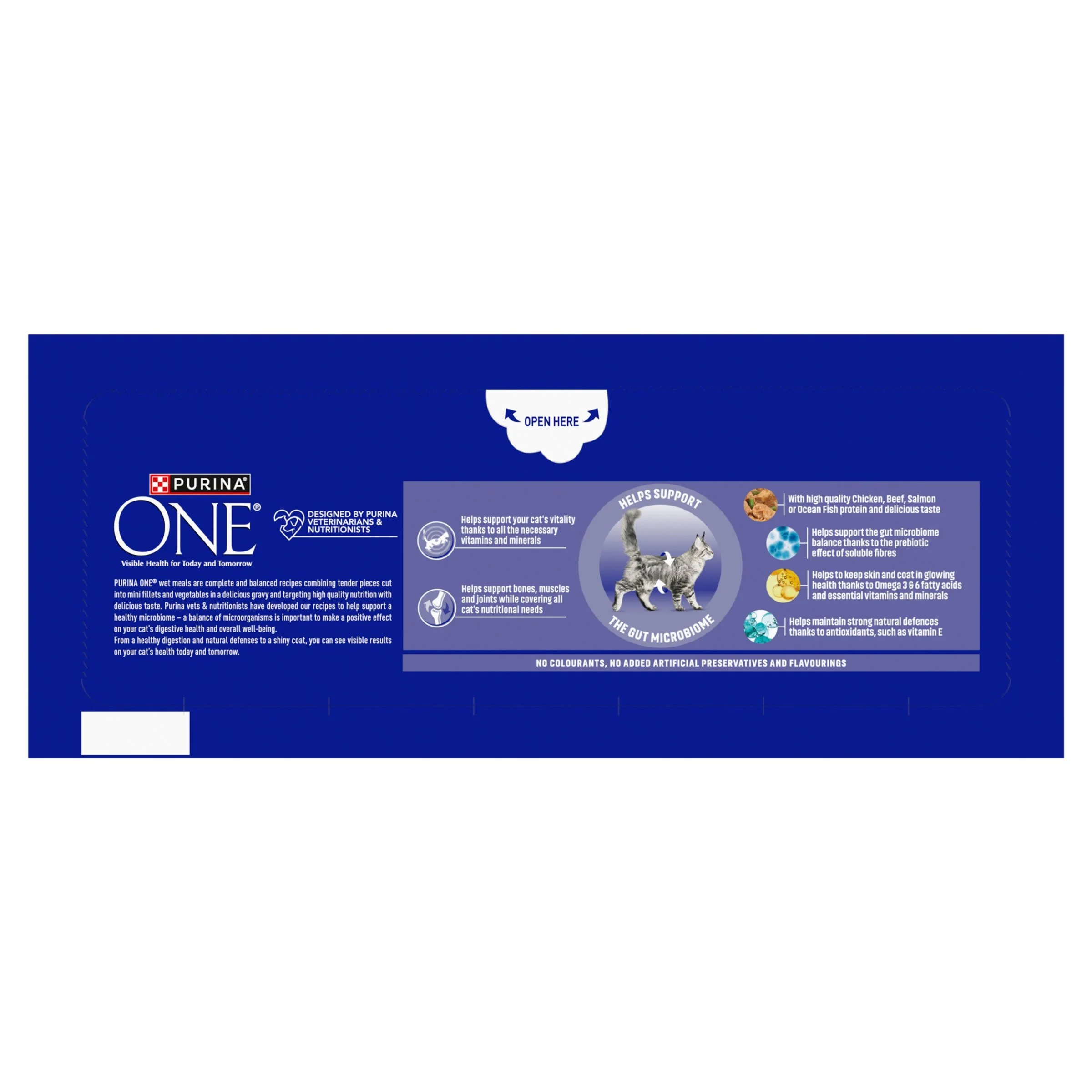 Purina One Senior 7+ Mini Fillets Wet Cat Food - Image 3