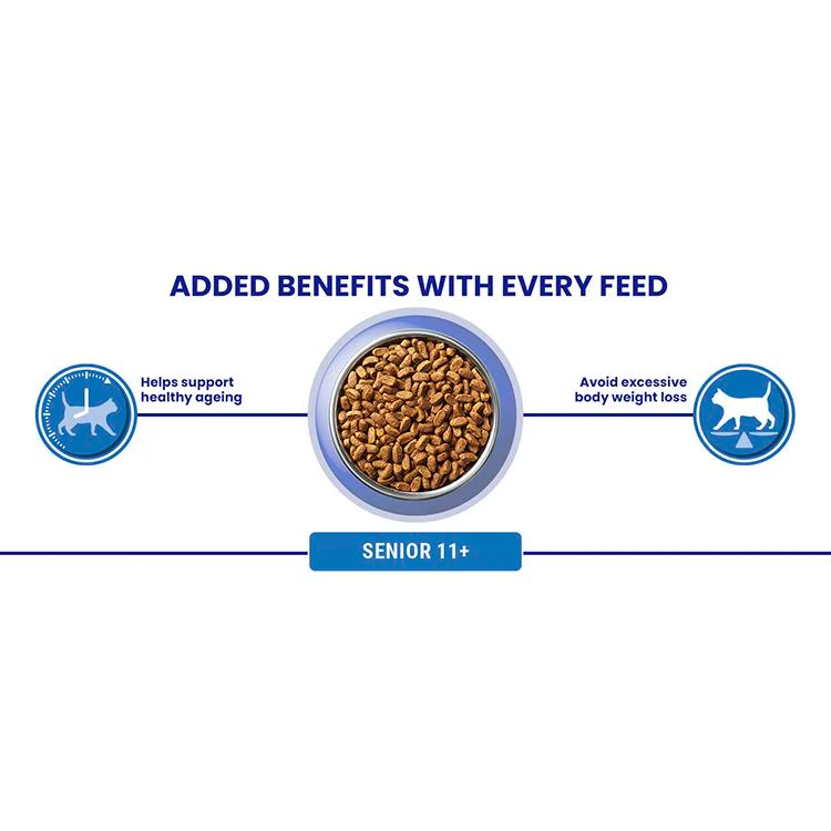 Purina One Senior Chicken Dry Cat Food - Image 9