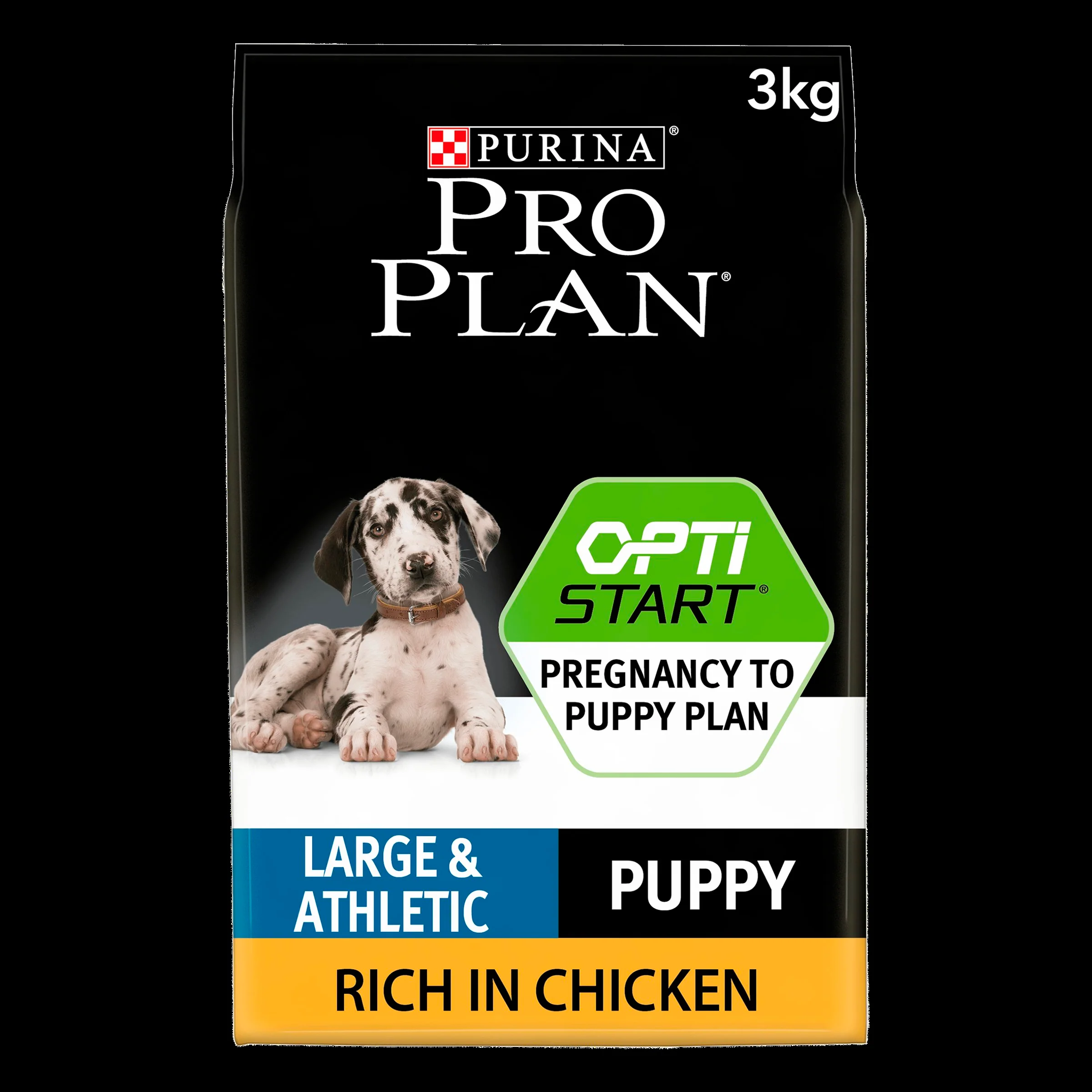 Purina Pro Plan Croquette Athletic Large Puppy Dry Dog Food - Chicken & Rice - Image 3