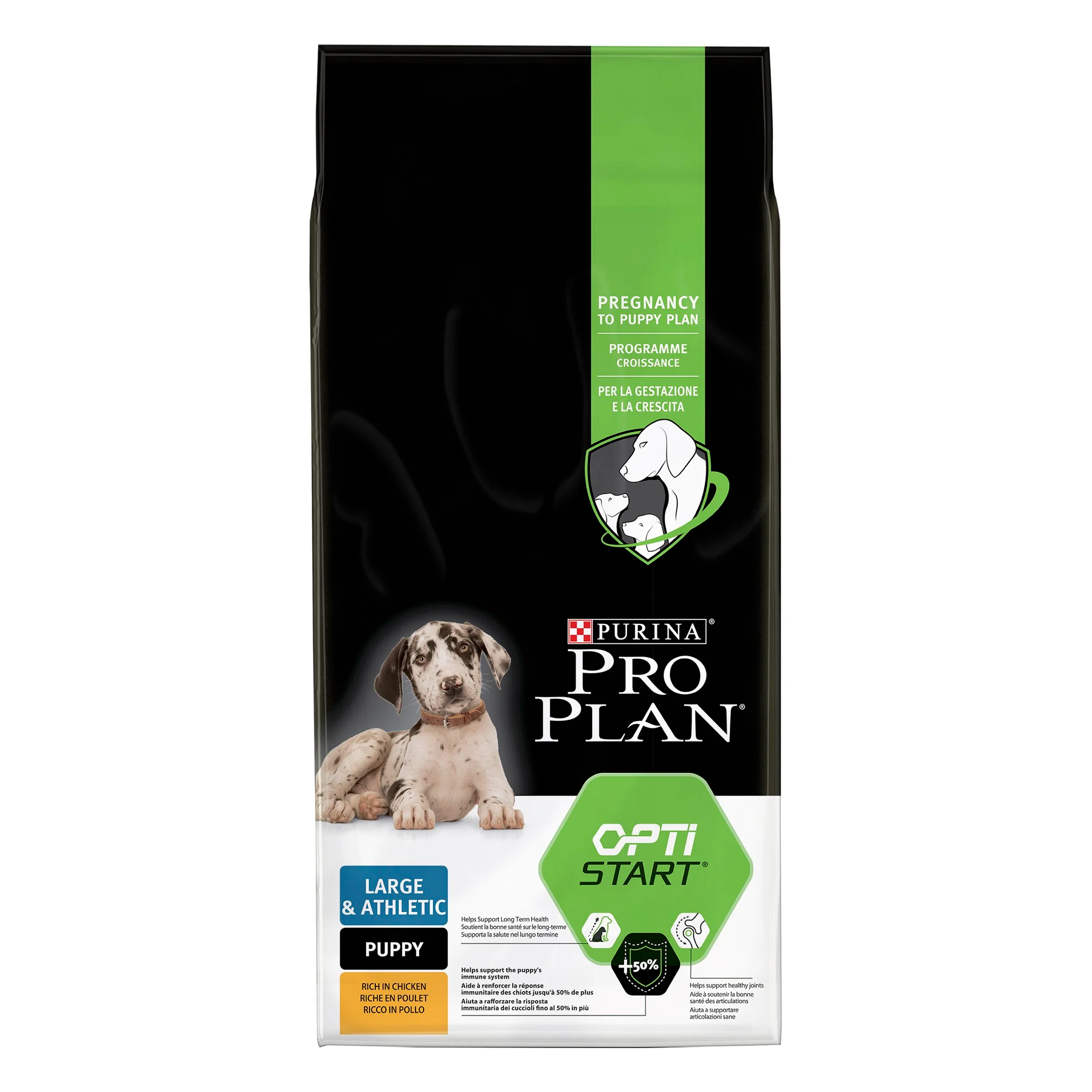 Purina Pro Plan Croquette Athletic Large Puppy Dry Dog Food - Chicken & Rice - Image 4