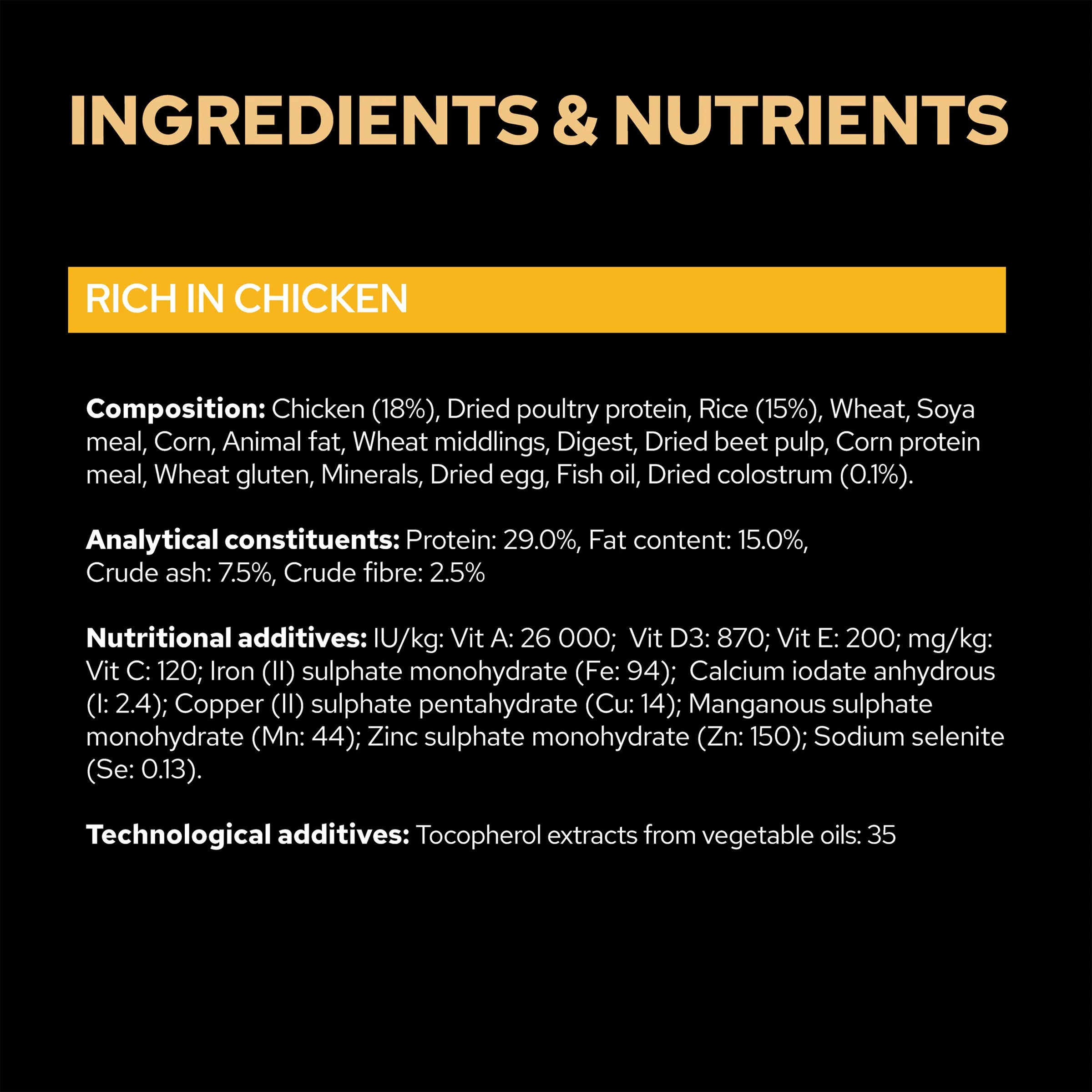 Purina Pro Plan Croquette Robust Large Puppy Dry Dog Food - Chicken & Rice - Image 9
