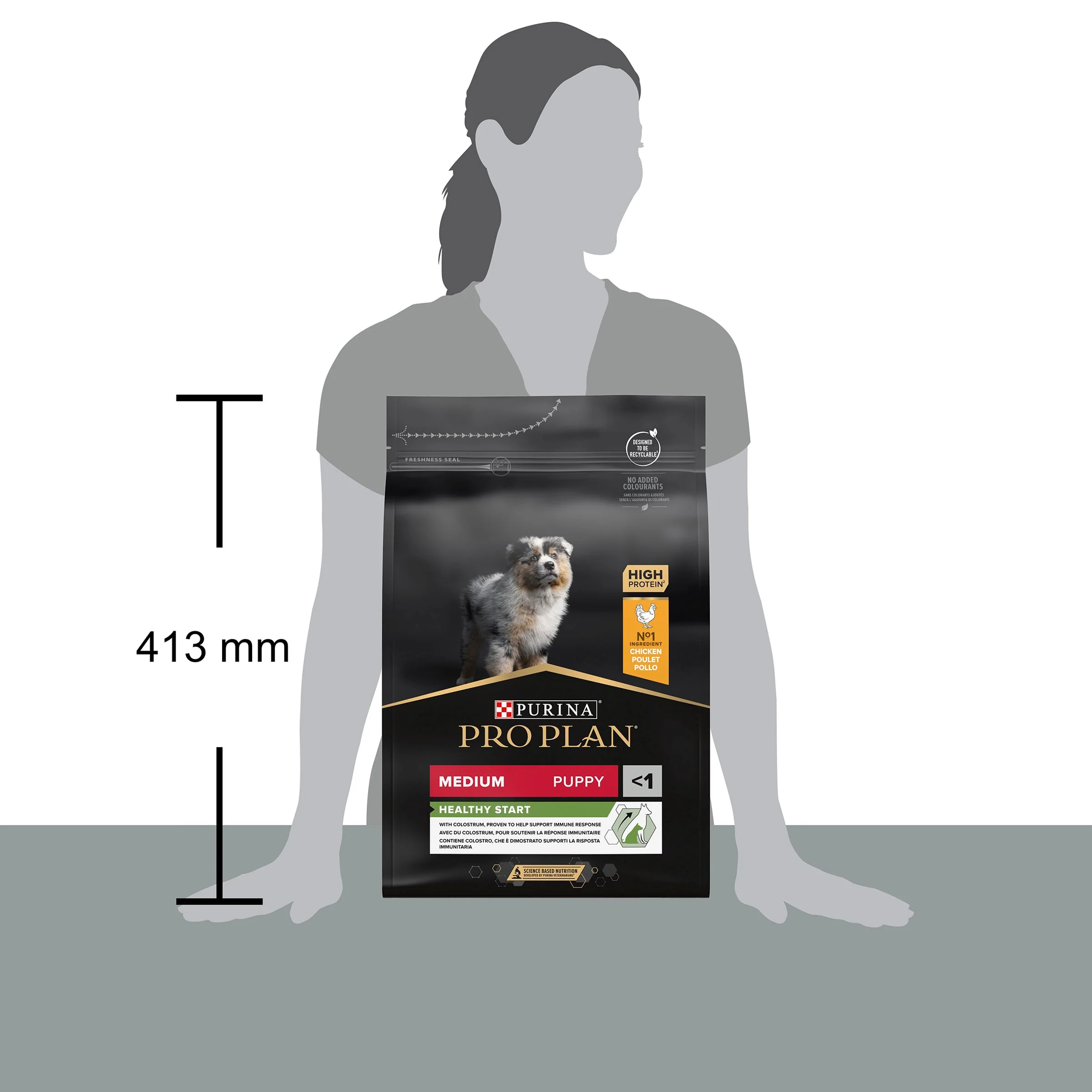 Purina Pro Plan Healthy Start Medium Puppy Dry Dog Food - Chicken - Image 10