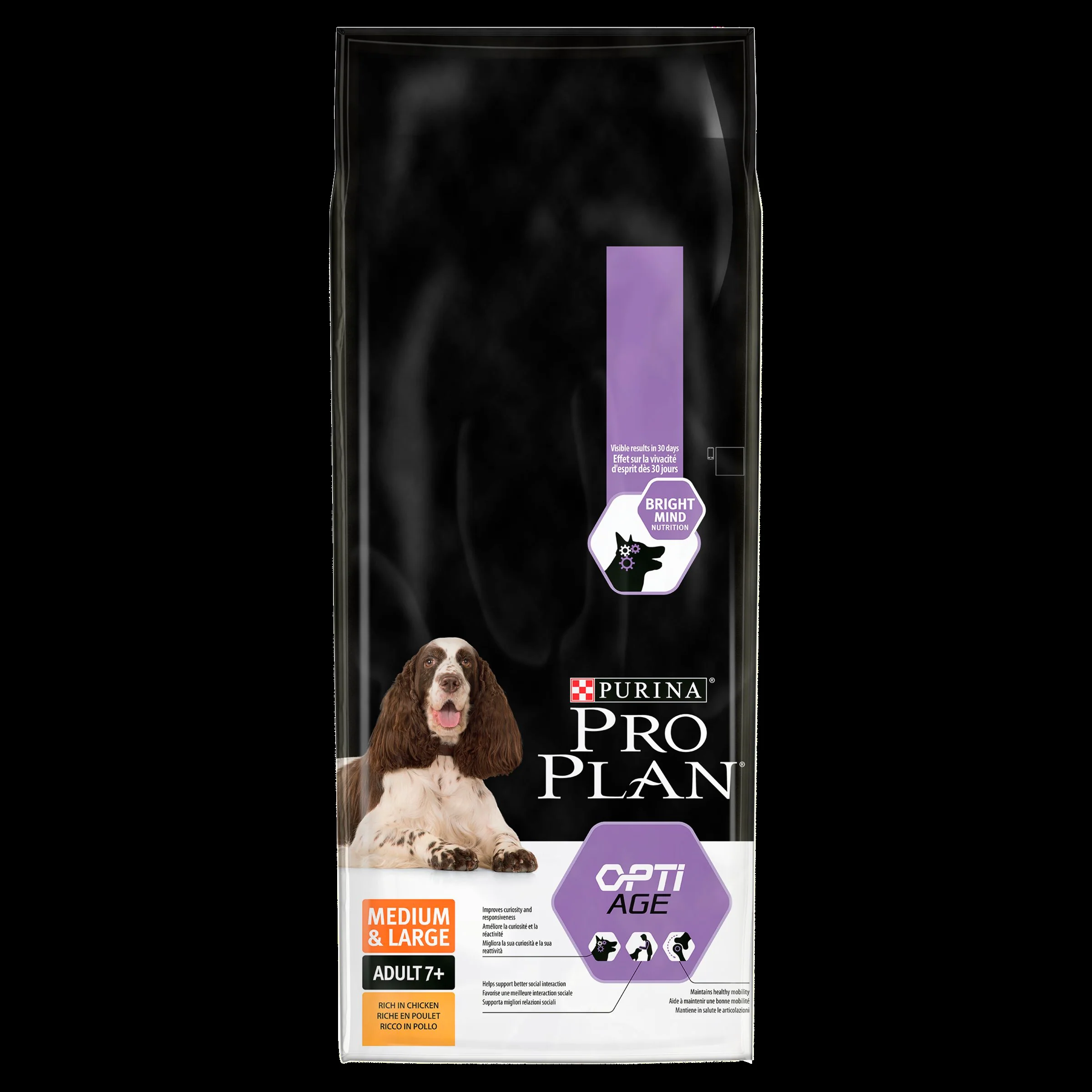 Purina Pro Plan Opti Age Medium & Large Adult 7+ Dry Dog Food - Chicken - Image 2
