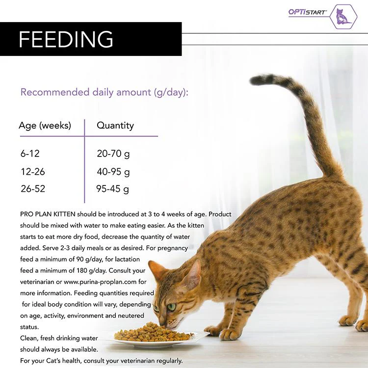 Pro Plan Kitten/Junior 1-12 Dry Cat Food - Chicken - Image 5
