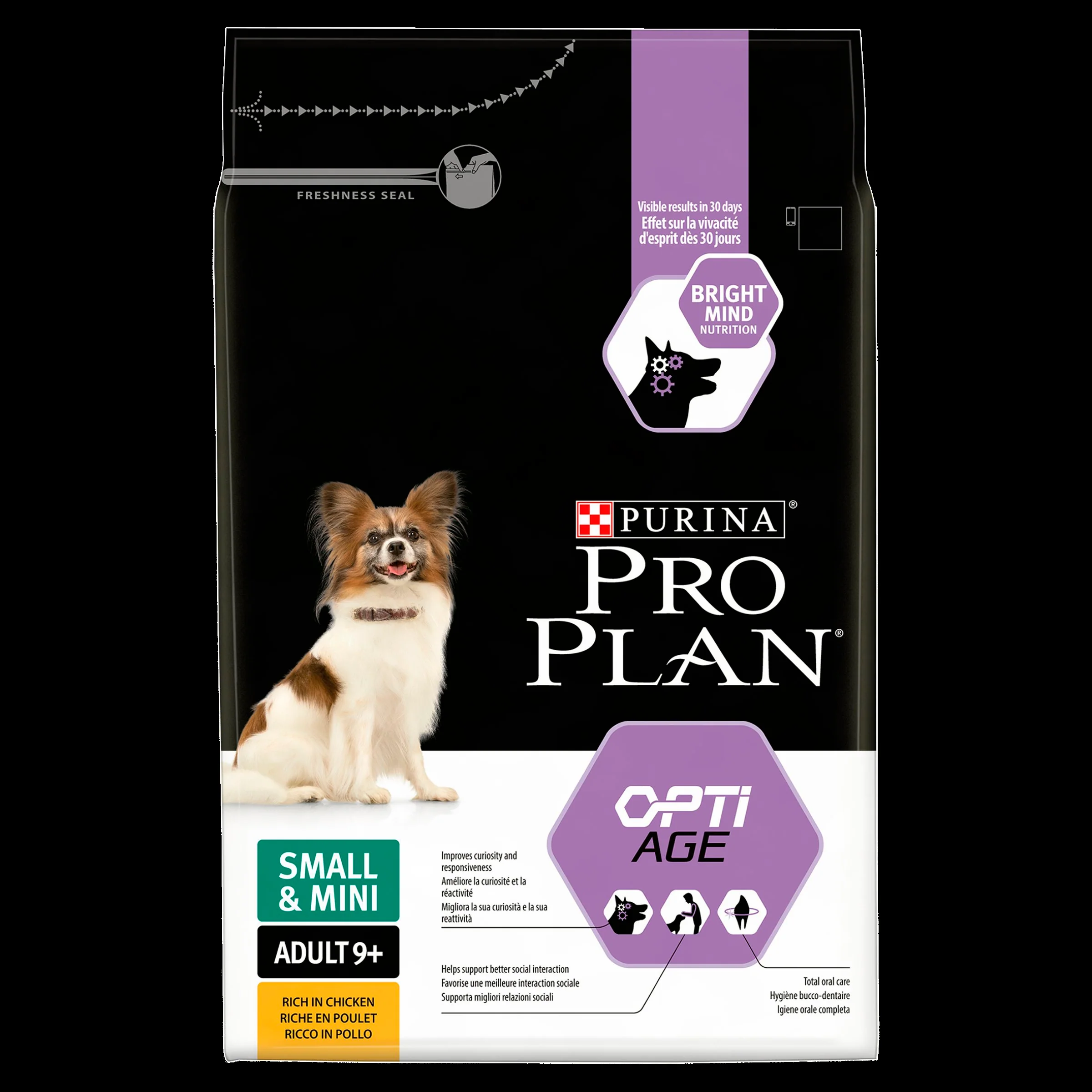 Purina Pro Plan OptiAge Small Adult 9+ Dry Dog Food - Chicken - Image 3