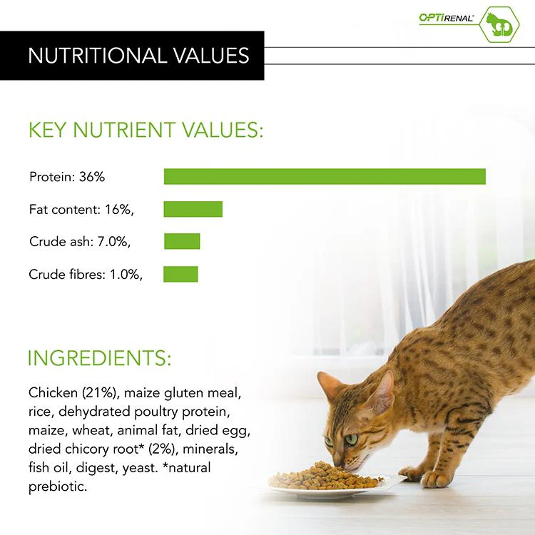 Purina Pro Plan Optirenal Original Adult Dry Cat Food - Chicken - Image 10