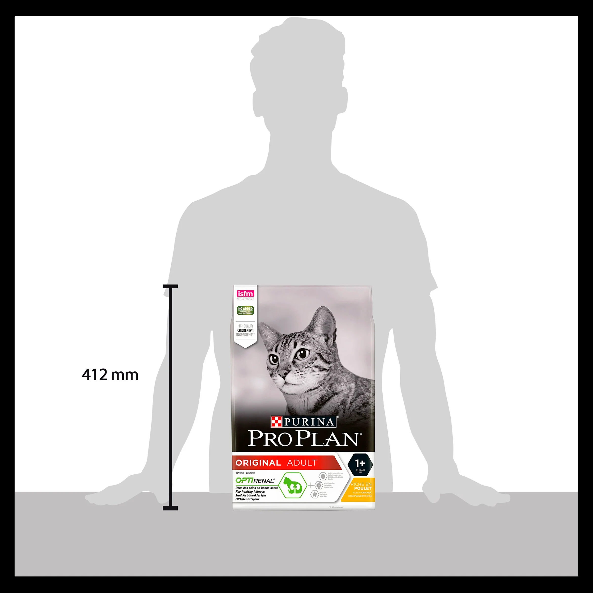 Purina Pro Plan Optirenal Original Adult Dry Cat Food - Chicken - Image 8
