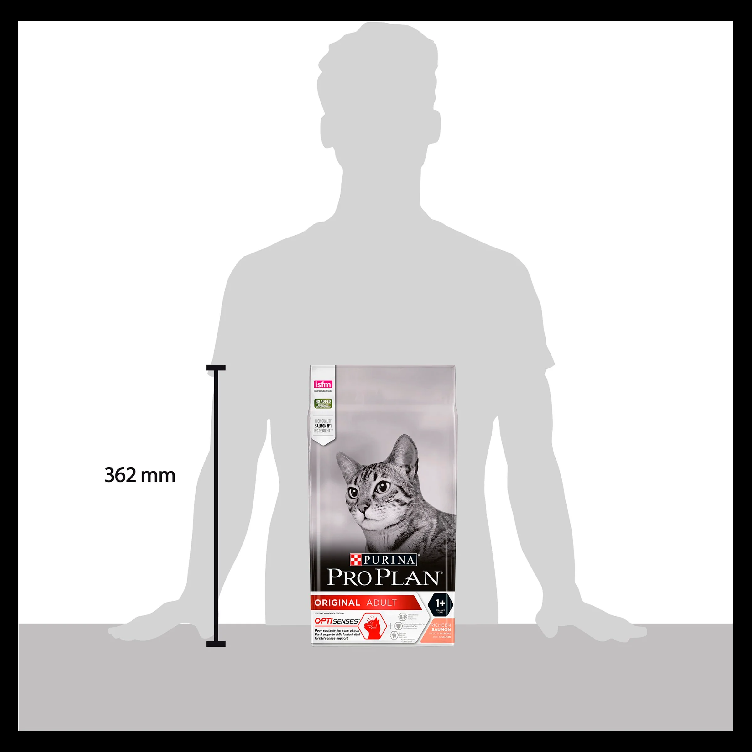 Purina Pro Plan Optisenses Original Adult Dry Cat Food - Salmon - Image 7