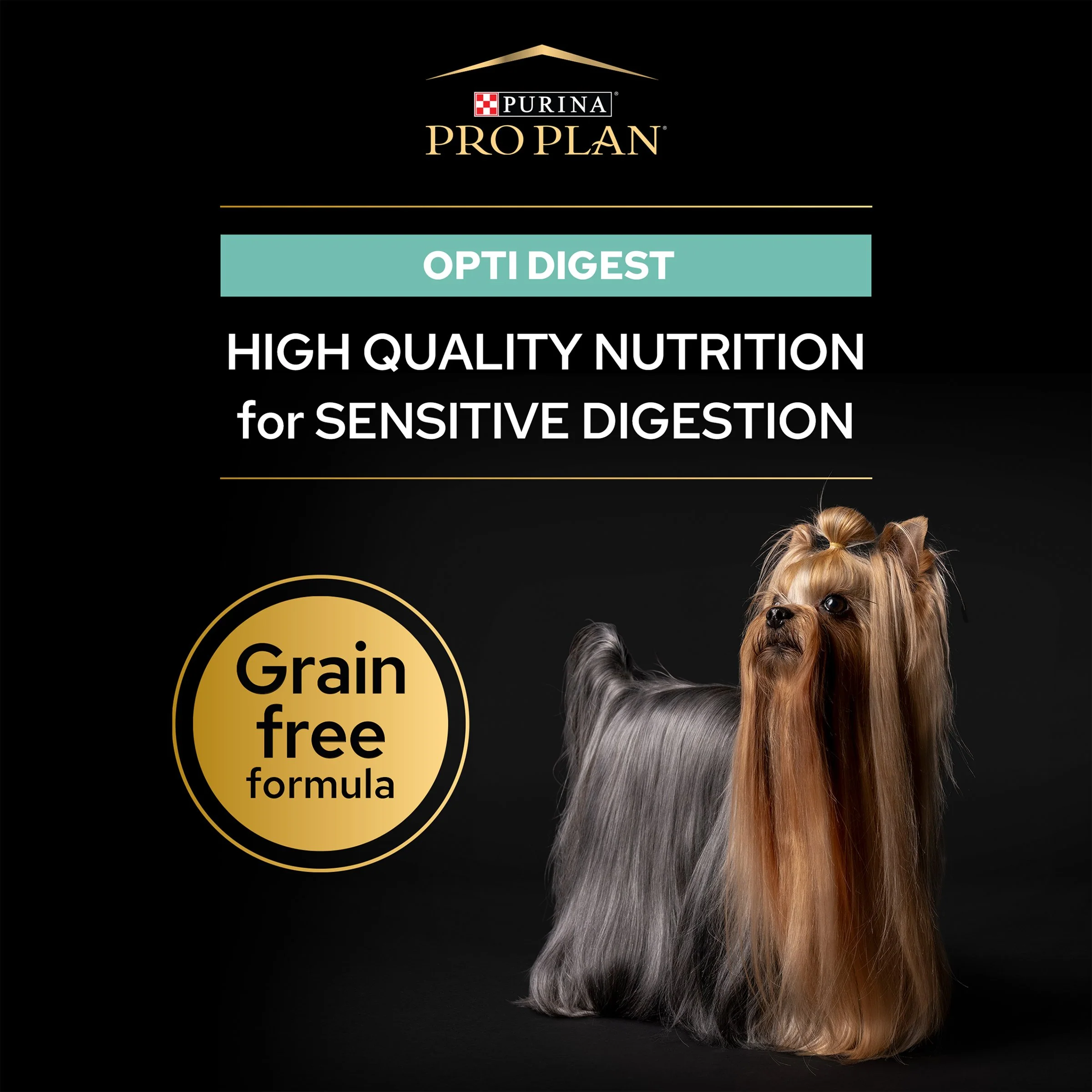 Purina Pro Plan Sensitive Digestion Grain Free Medium/Large Adult Dry Dog Food - Turkey & Rice - Image 4