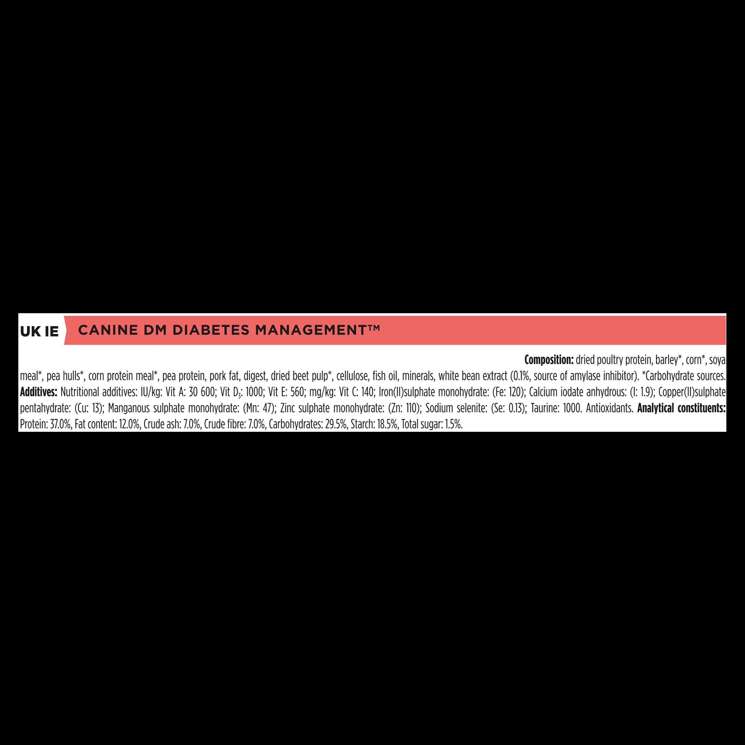 Purina Pro Plan Veterinary Diets DM Diabetes Management Adult Dry Dog Food - Image 3
