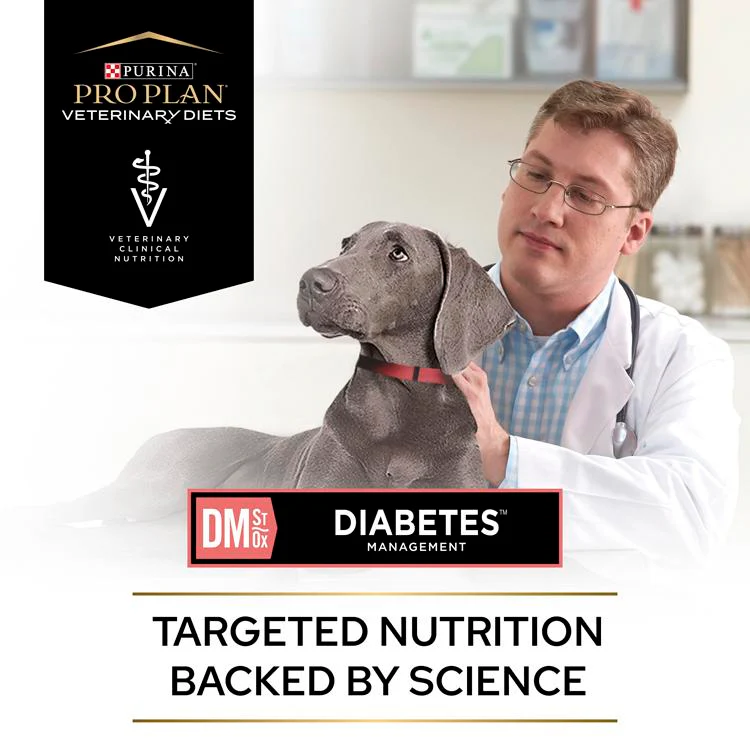 Purina Pro Plan Veterinary Diets DM Diabetes Management Adult Dry Dog Food - Image 7